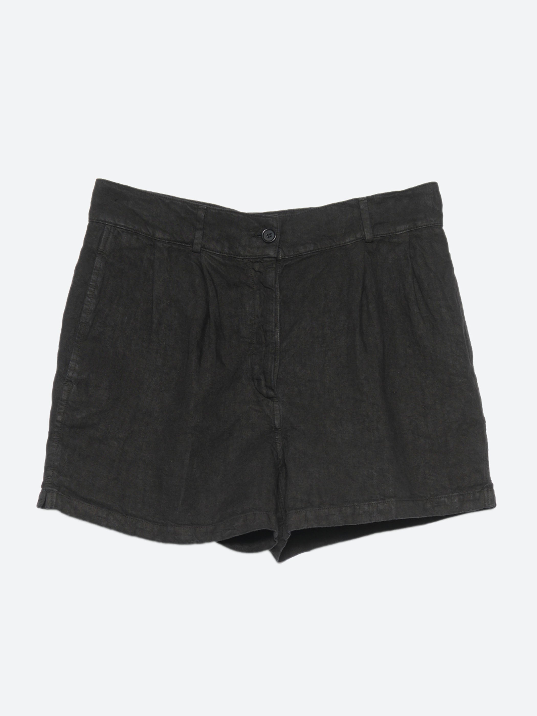 Garment-Dyed Linen Shorts