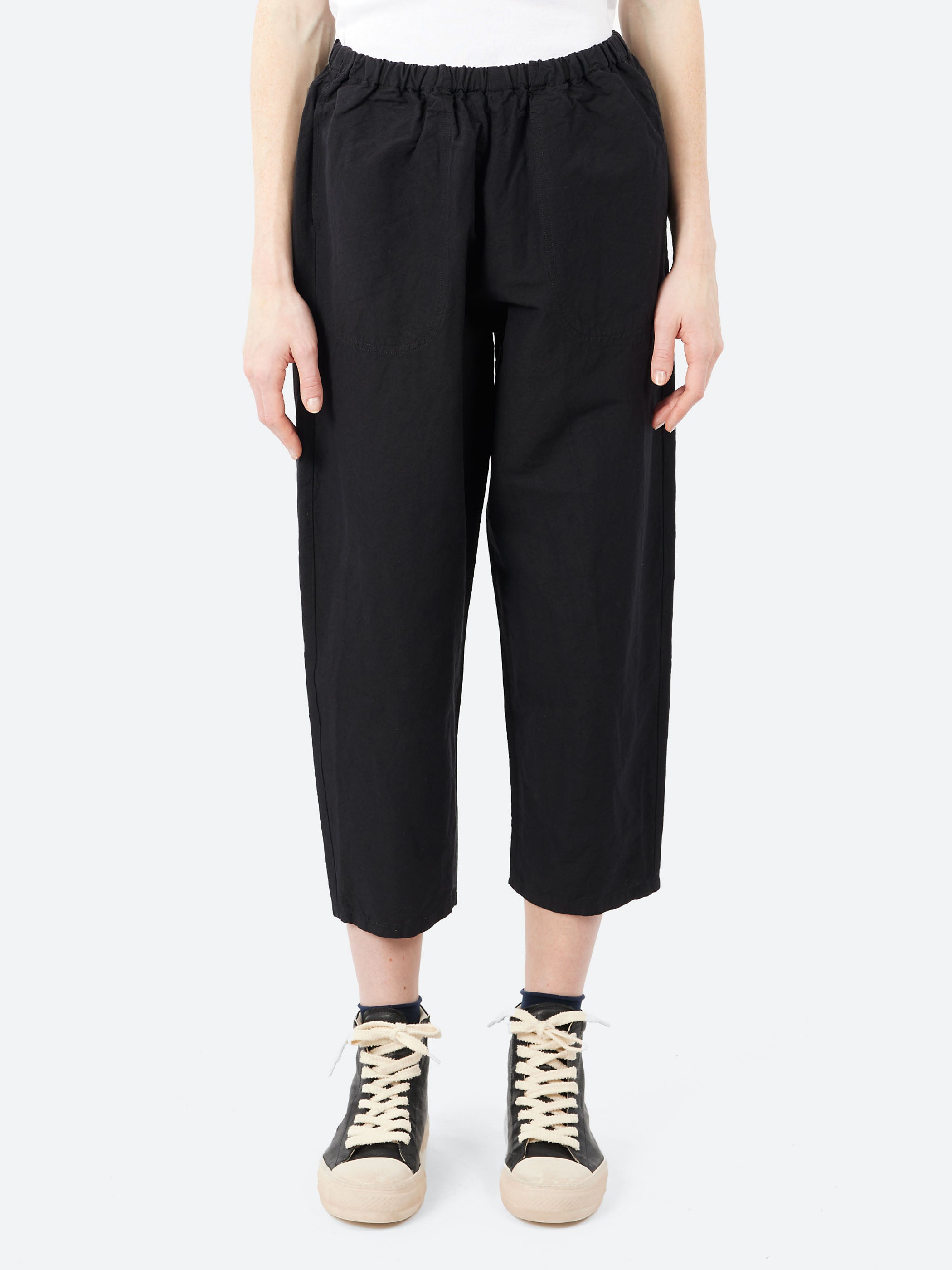 Cotton Linen Twill Easy Pants