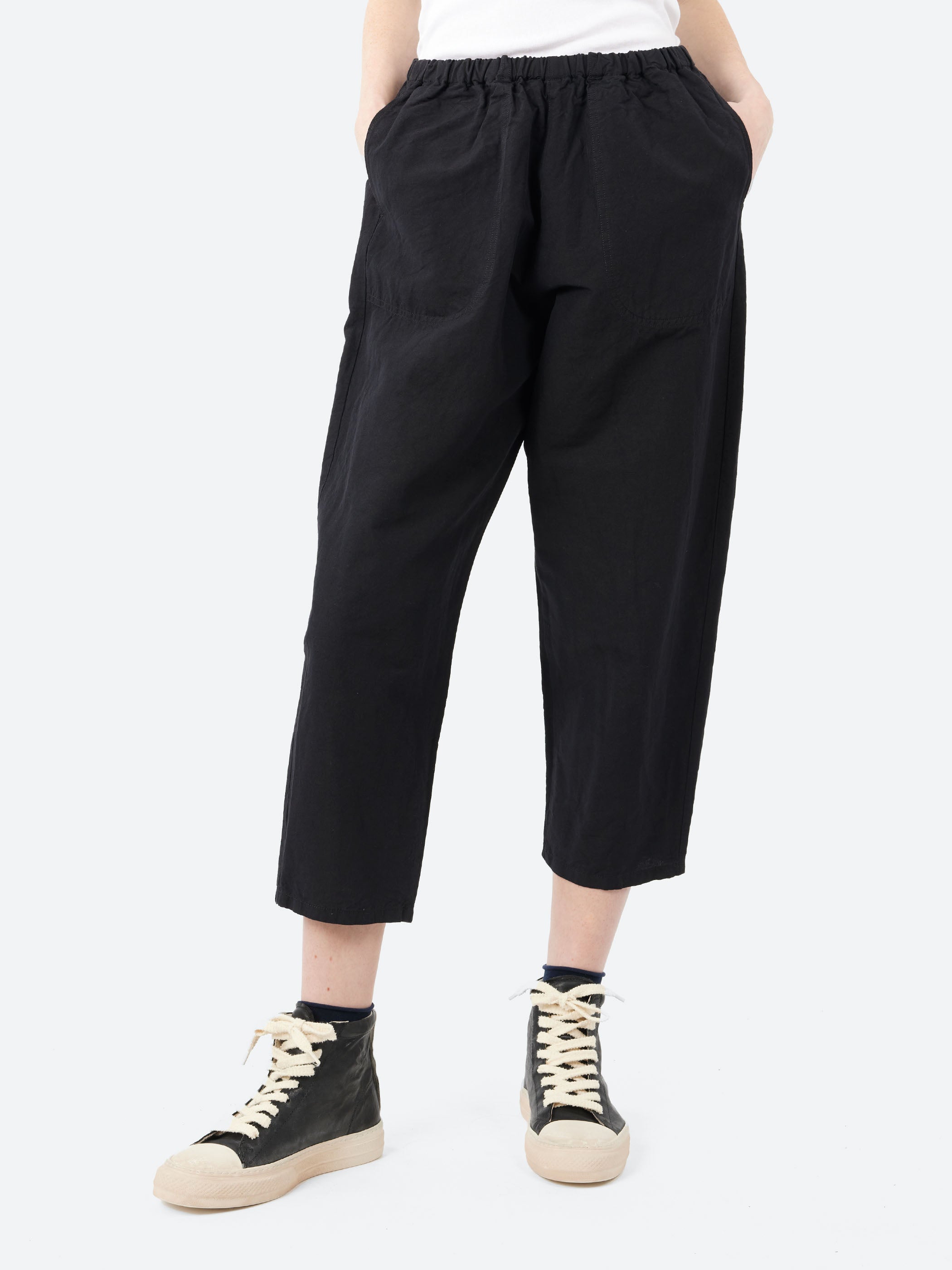 Cotton Linen Twill Easy Pants