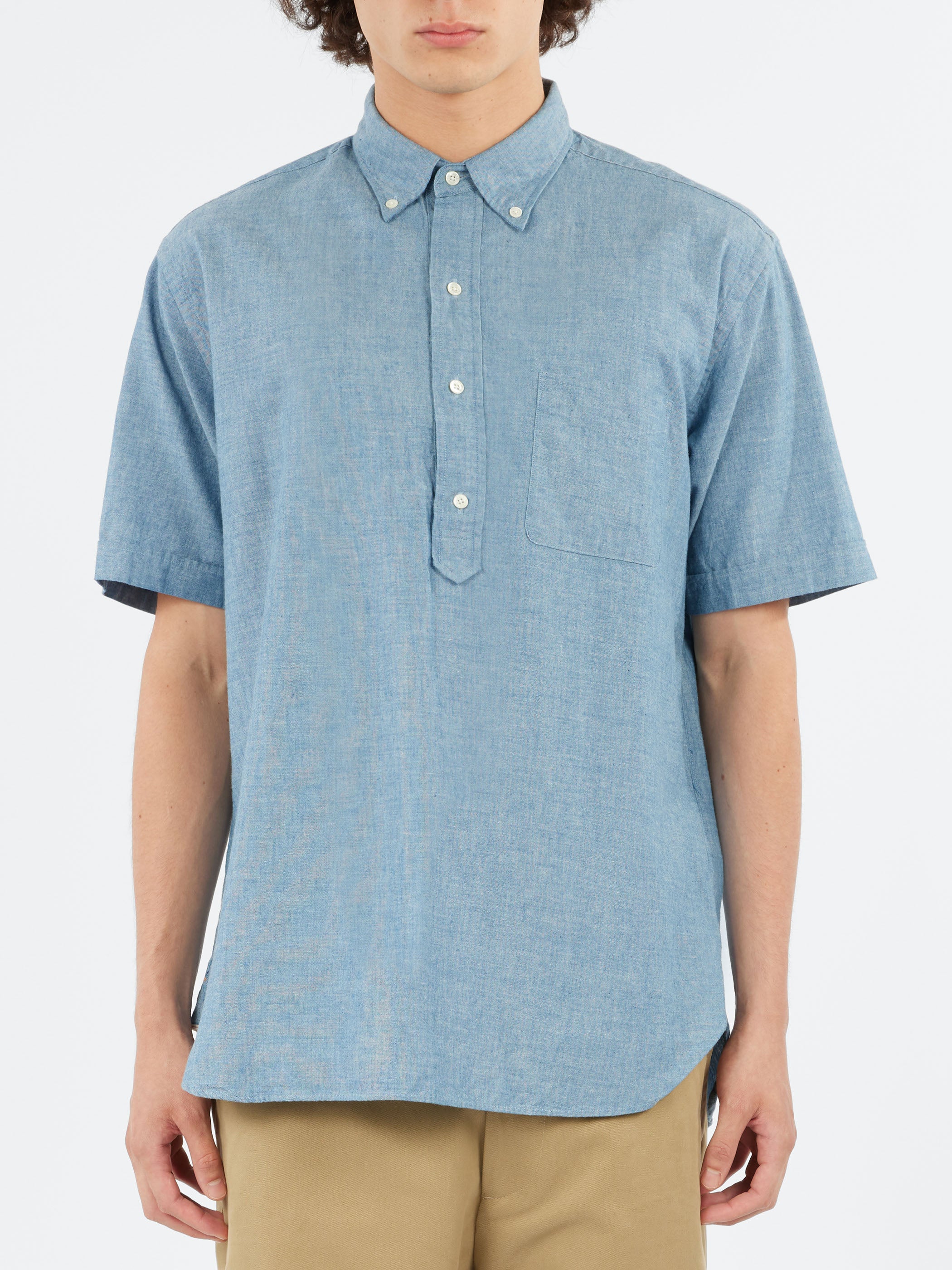 S/S Popover Chambray Shirt