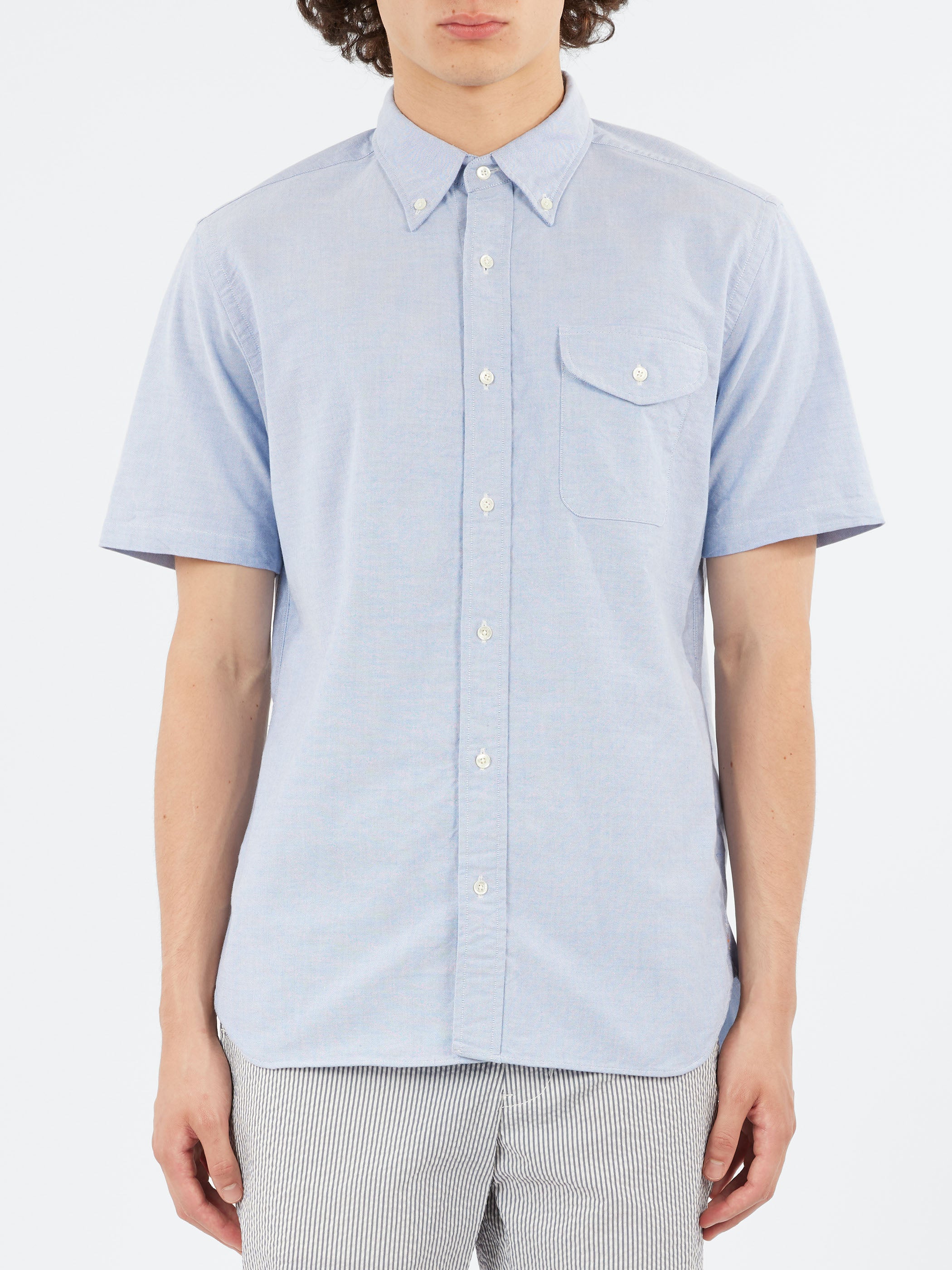 Oxford Short Sleeve Button-Down Shirt