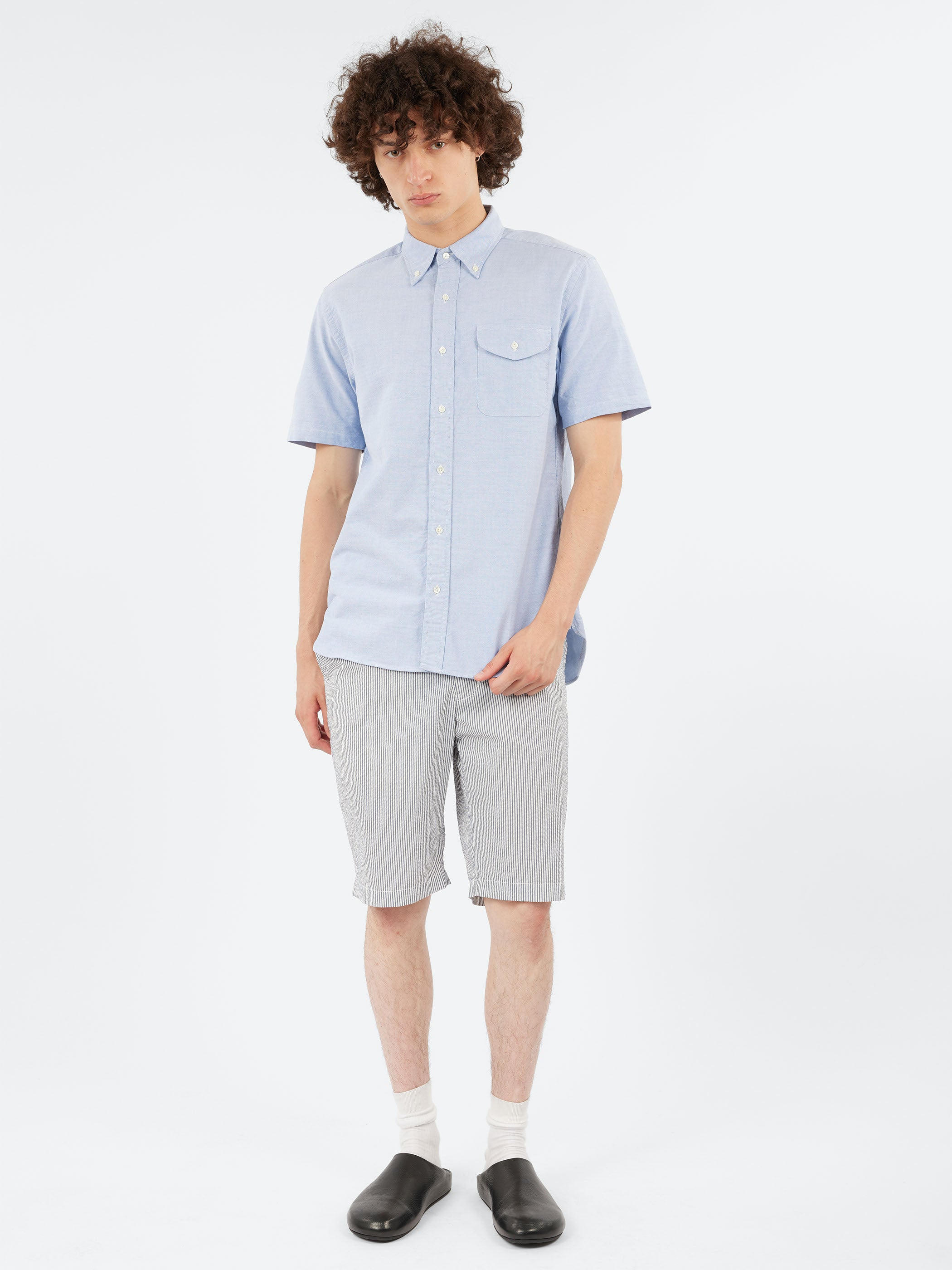 Oxford Short Sleeve Button-Down Shirt