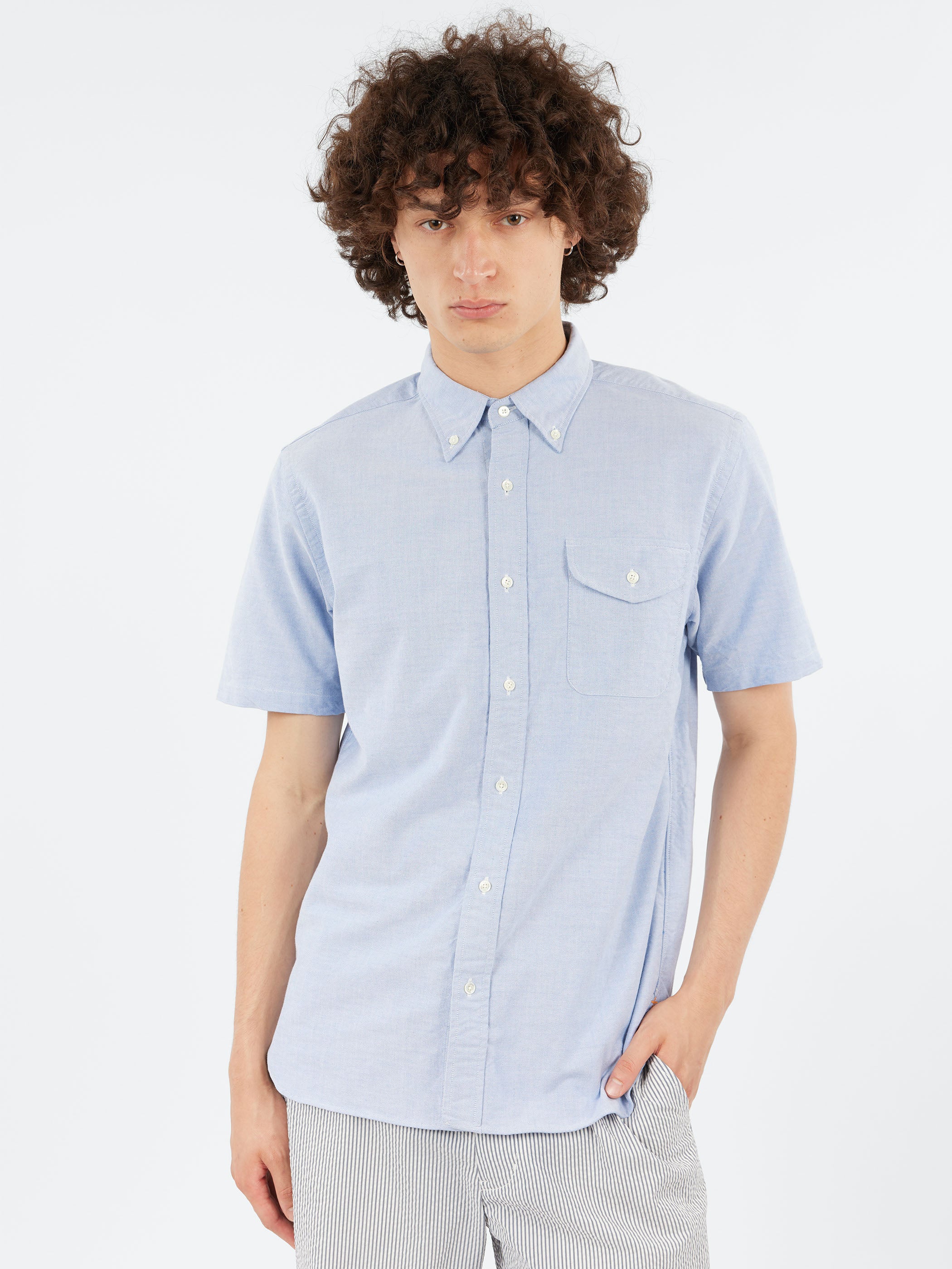 Oxford Short Sleeve Button-Down Shirt