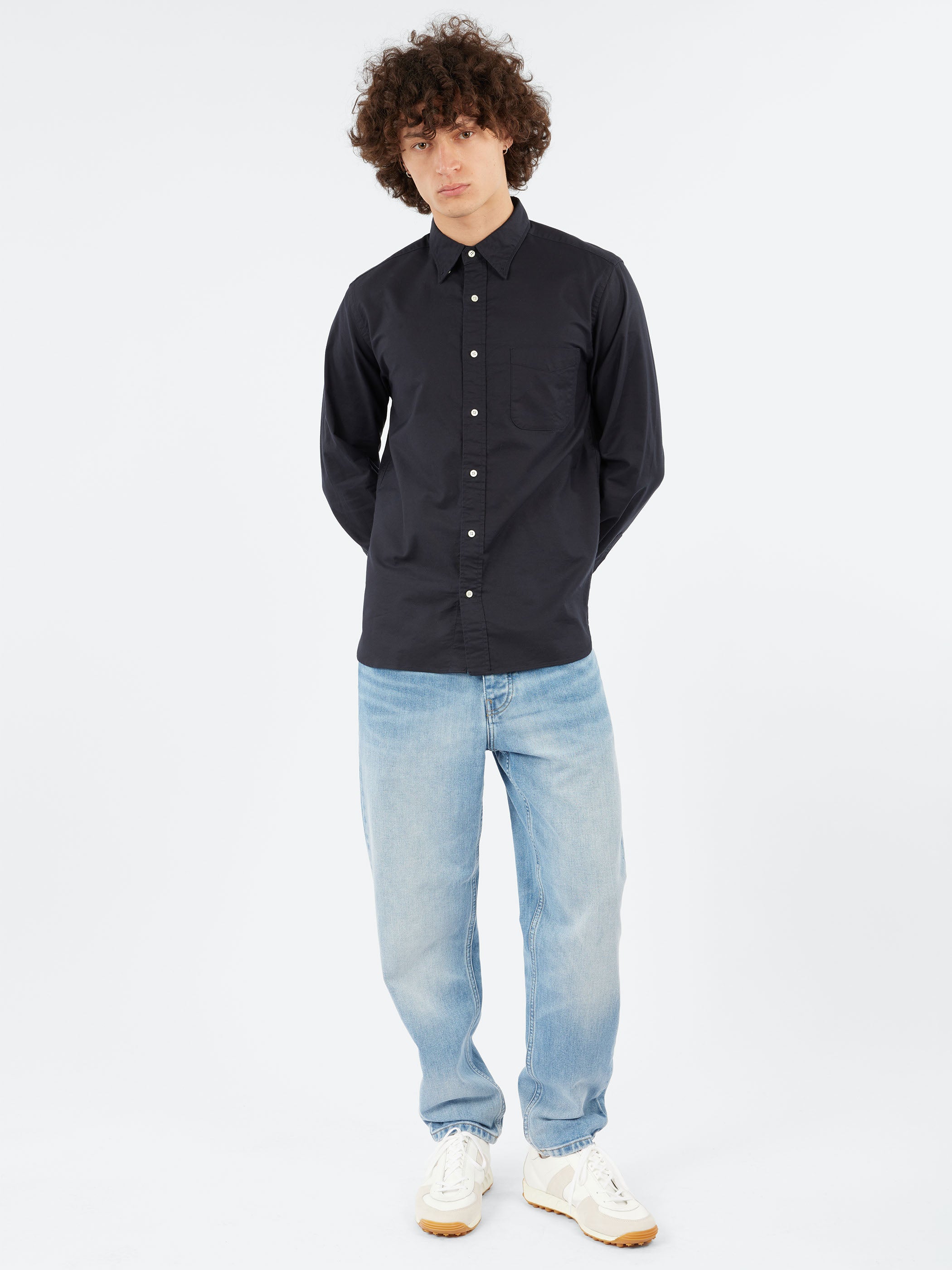 Color Oxford Button Down Shirt