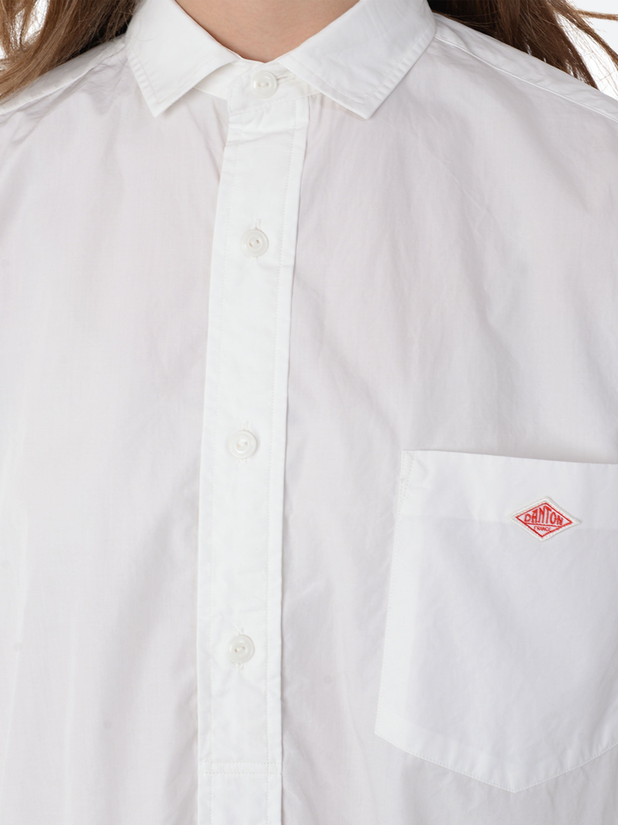 Cotton Poplin Pullover Shirt Dress