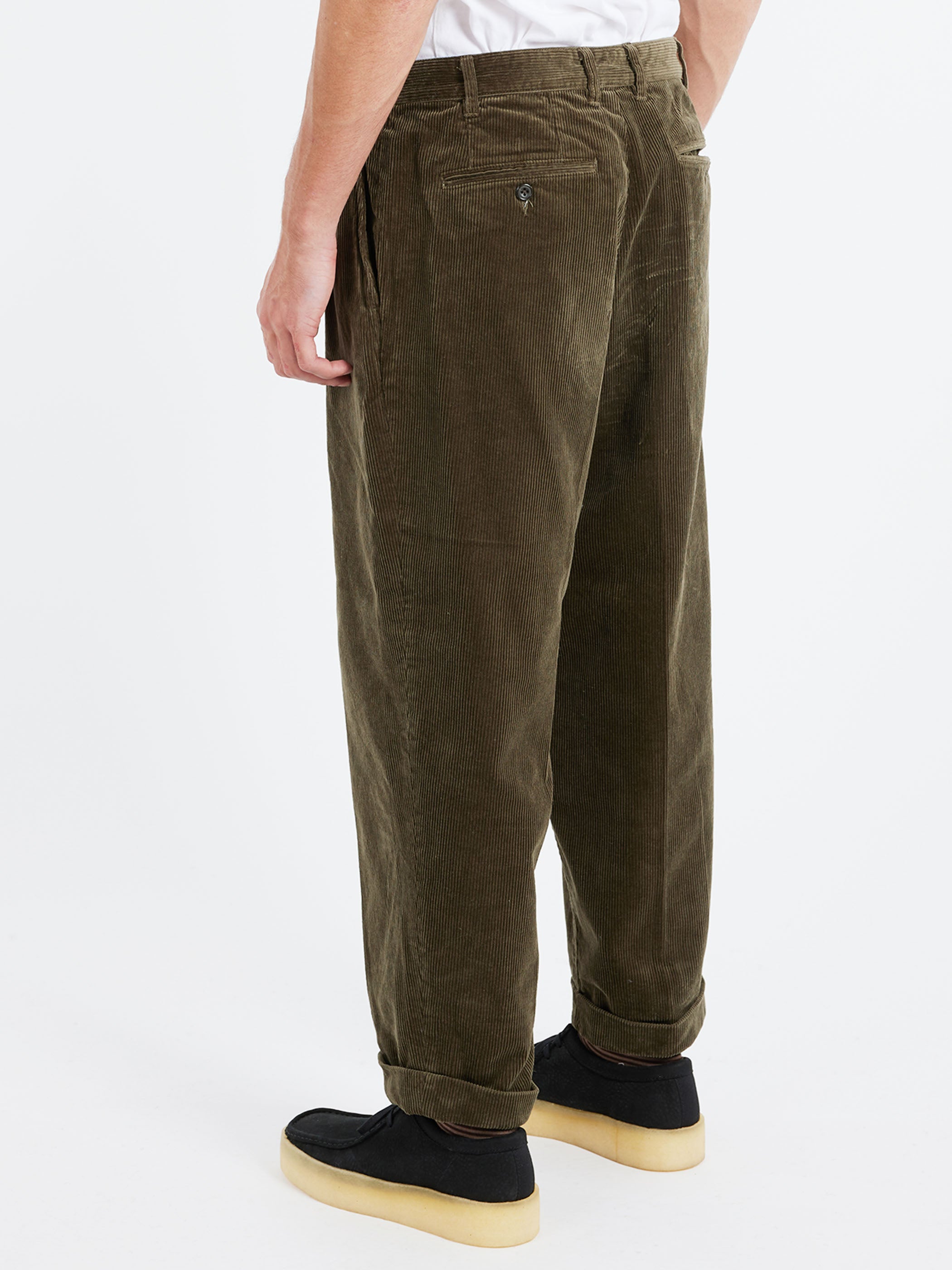 2 Pleat Corduroy Pants