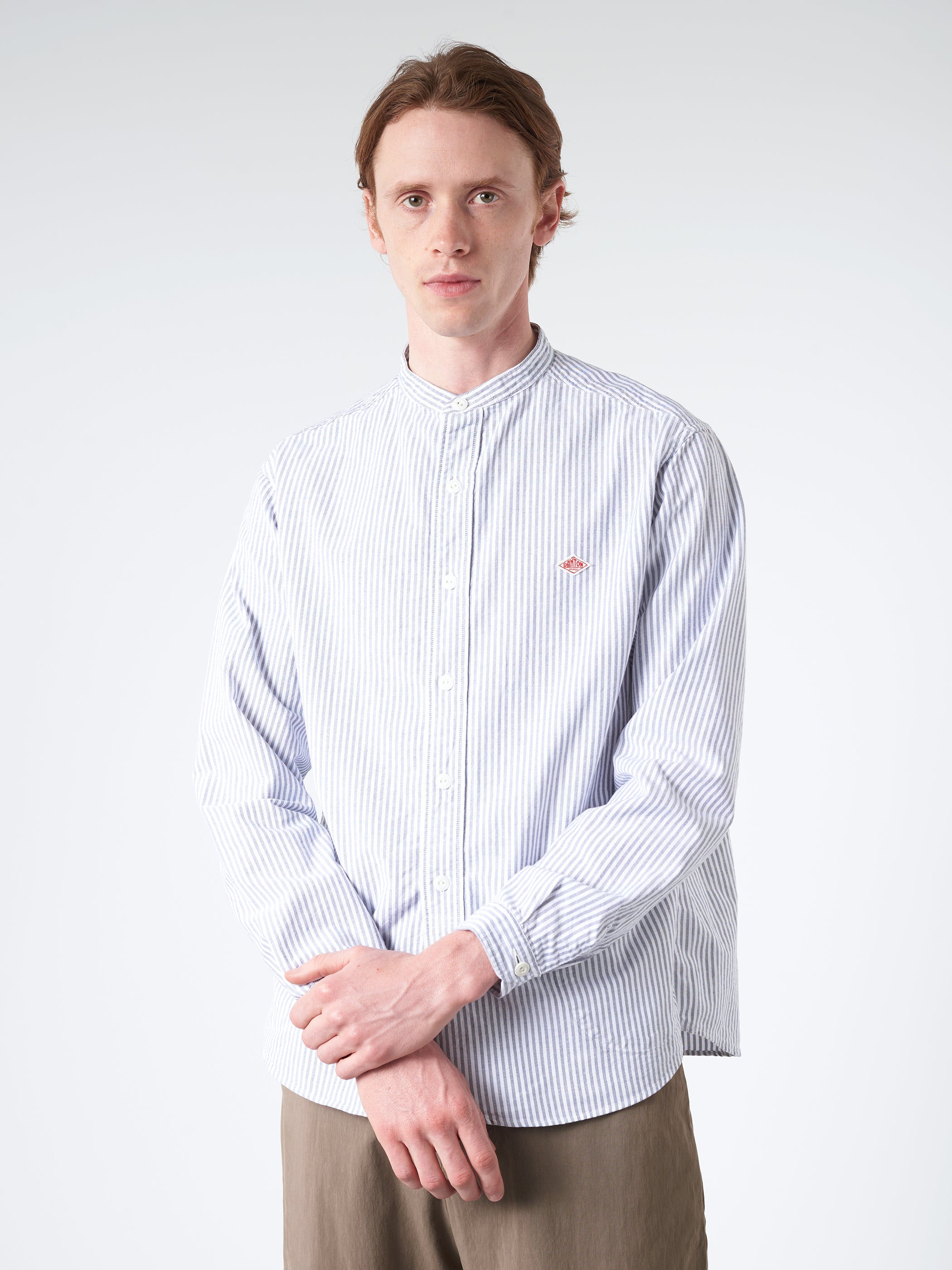 Oxford Band Collar L/S Shirt