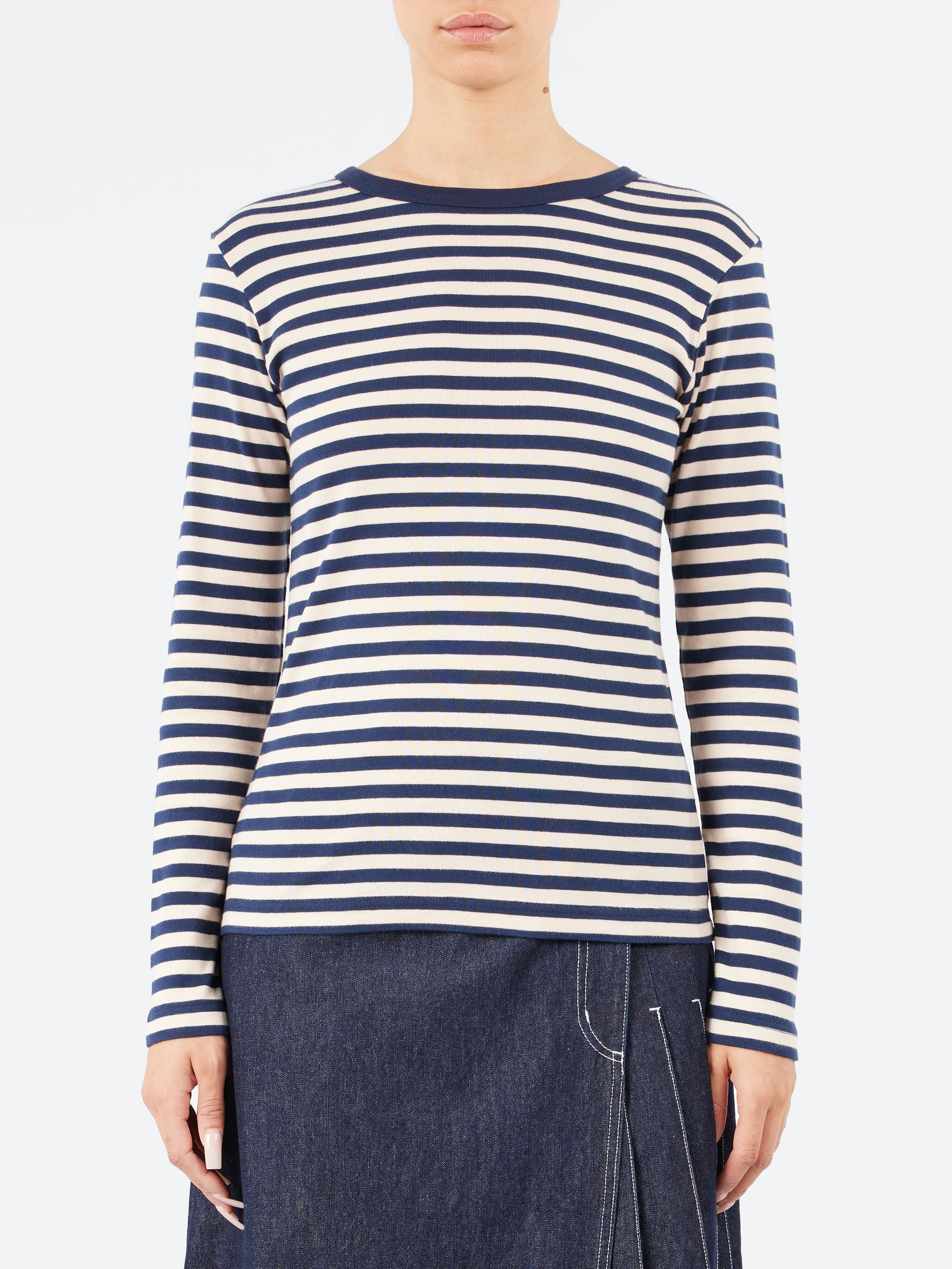 Long Sleeve Border T-Shirt