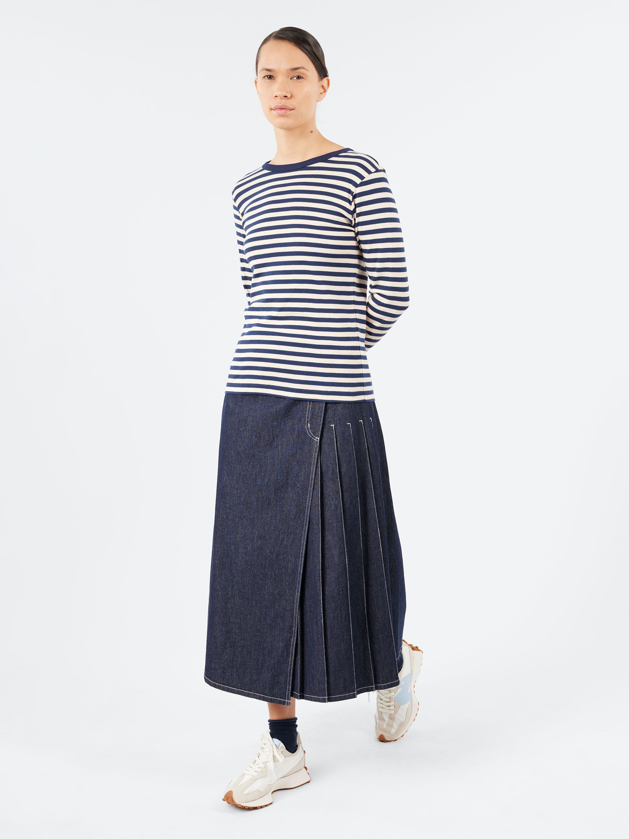 Long Sleeve Border T-Shirt