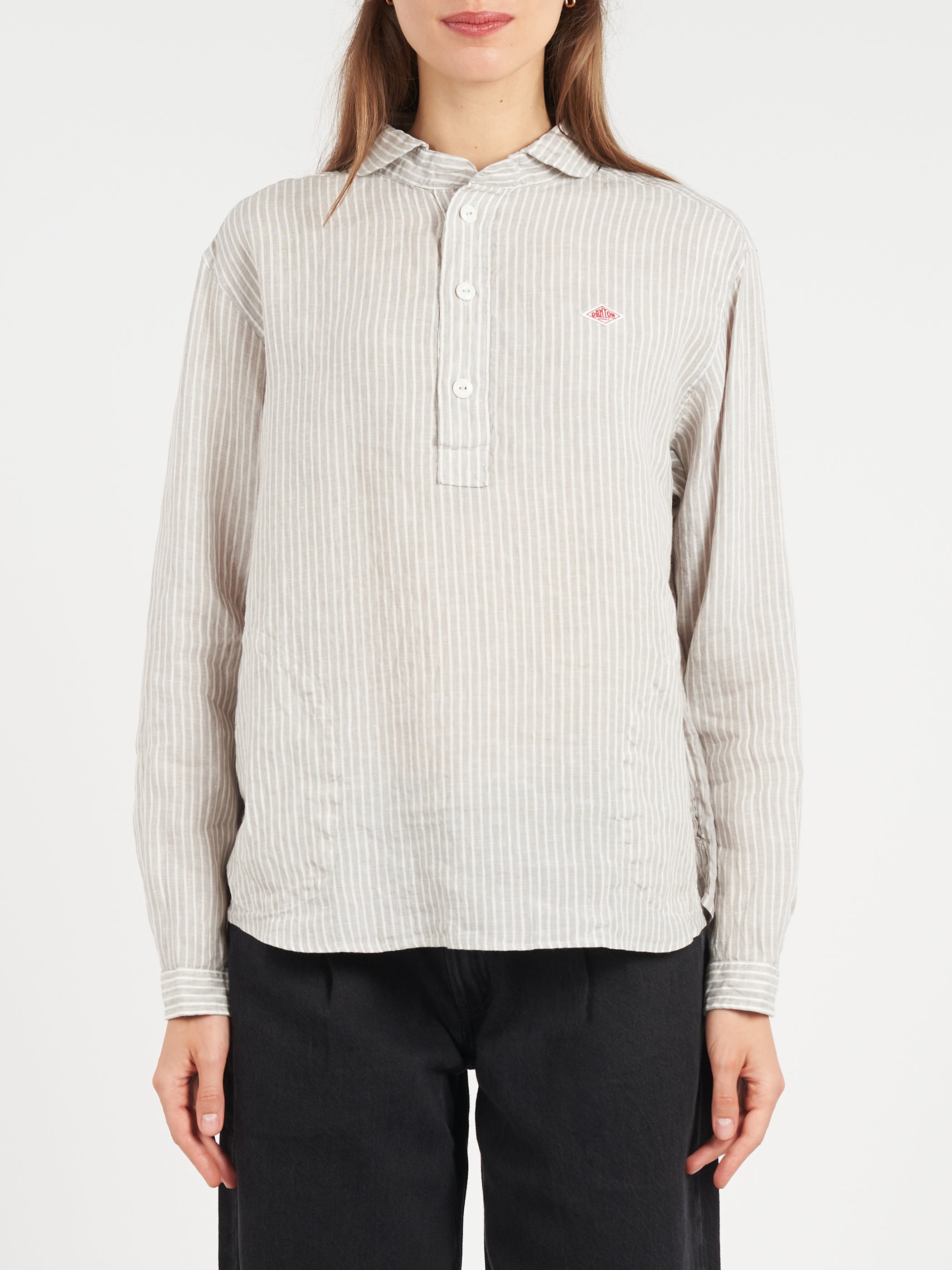 Women's Round Collar Pullover L/S Shirt