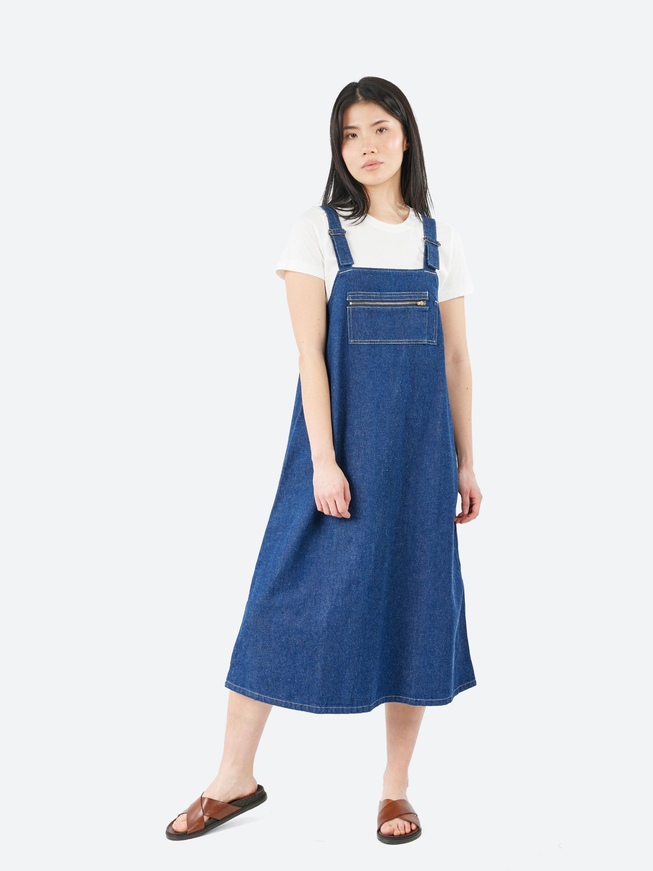 Denim Overall Dress