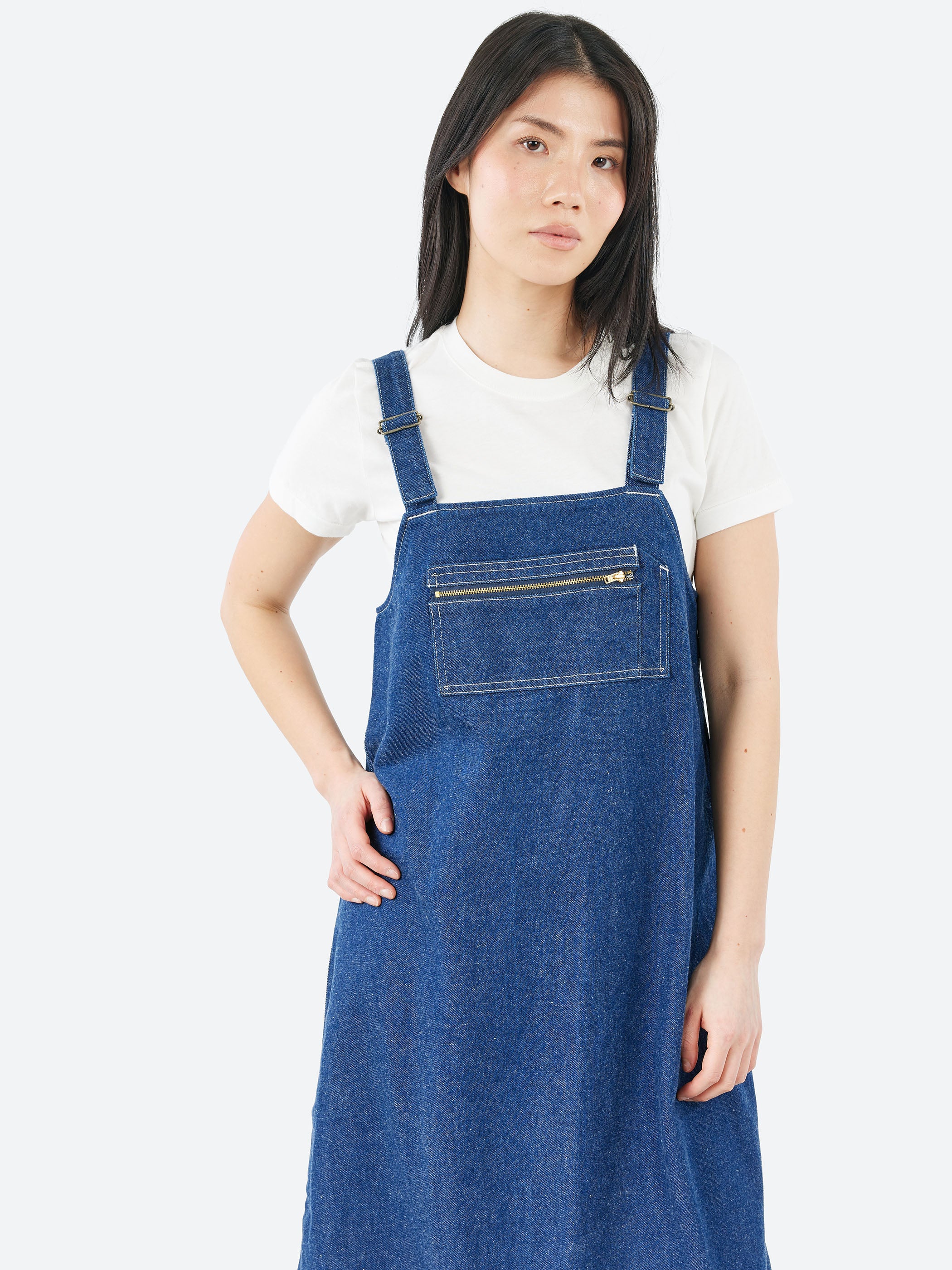 Denim Overall Dress