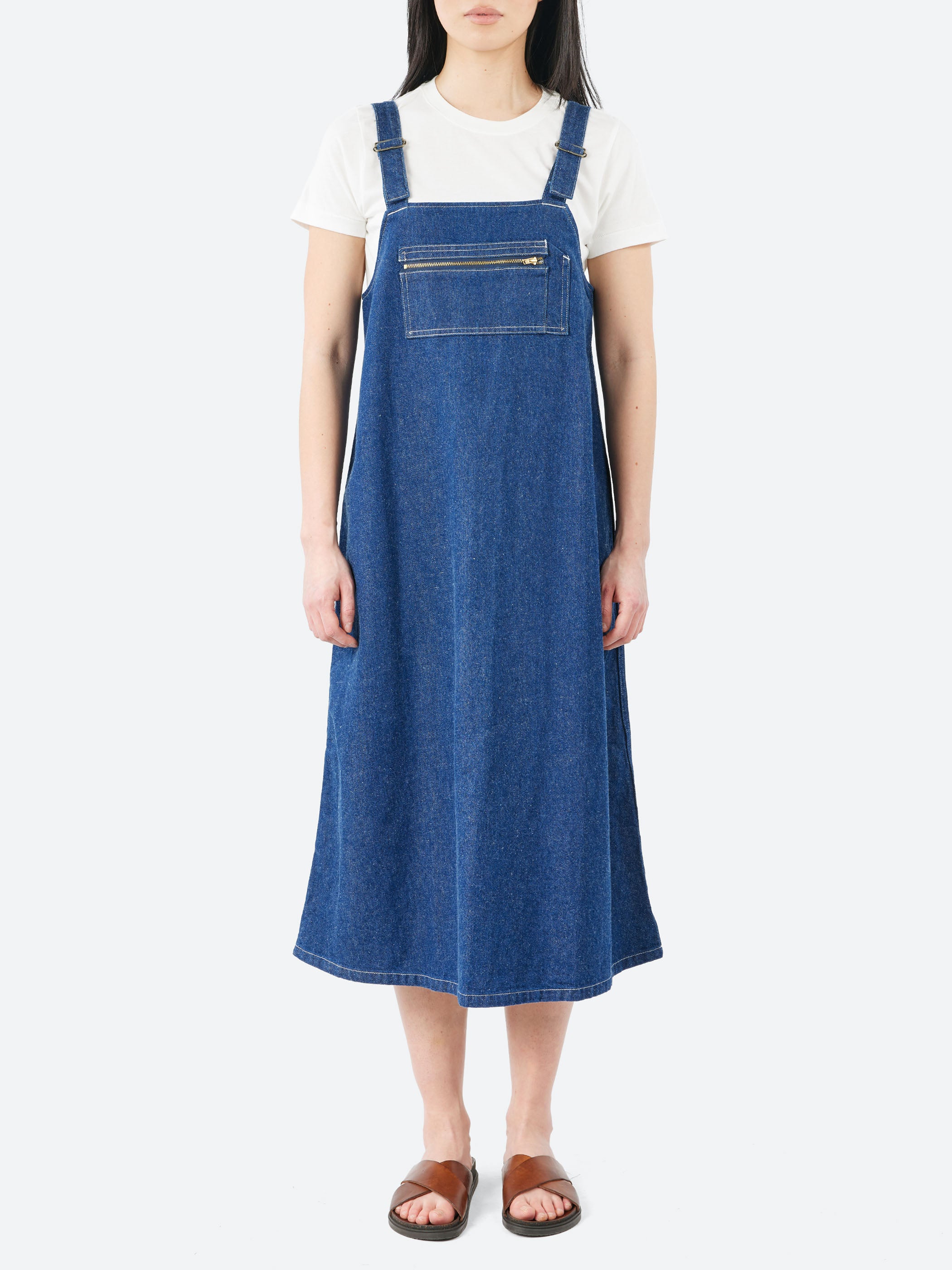 Denim Overall Dress