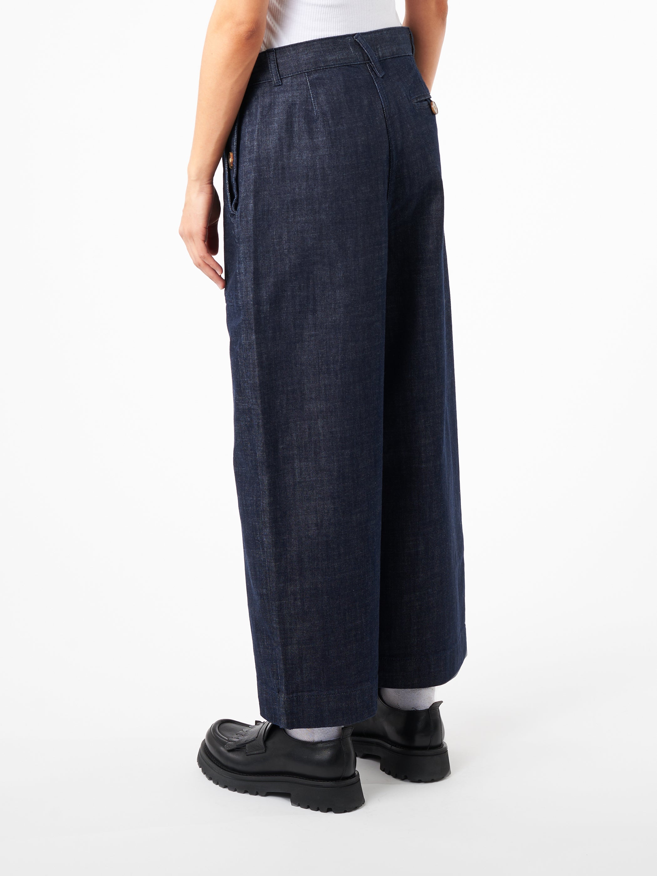 Annie Side Button Denim