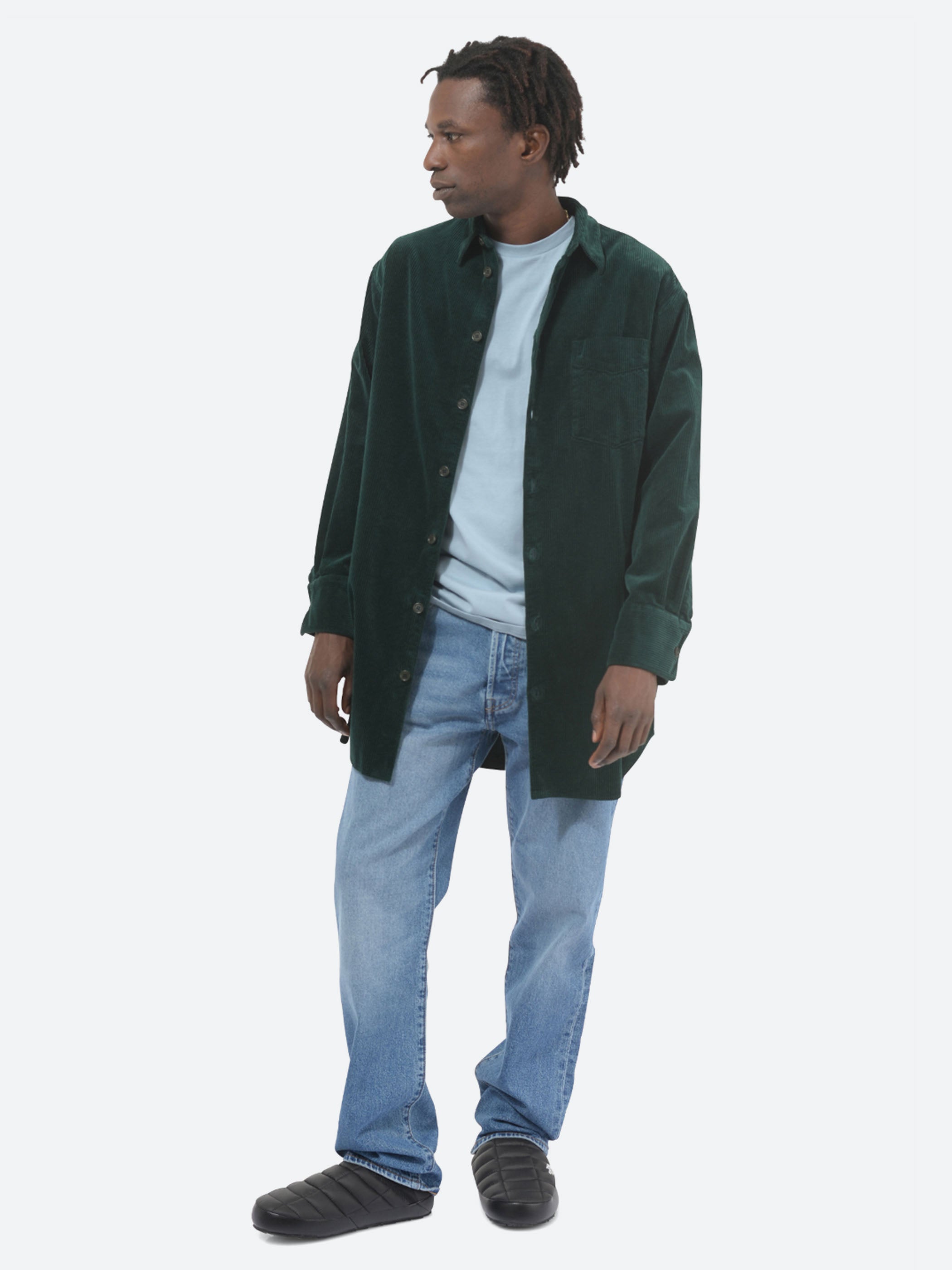 Garment-Dyed Corduroy Shirt