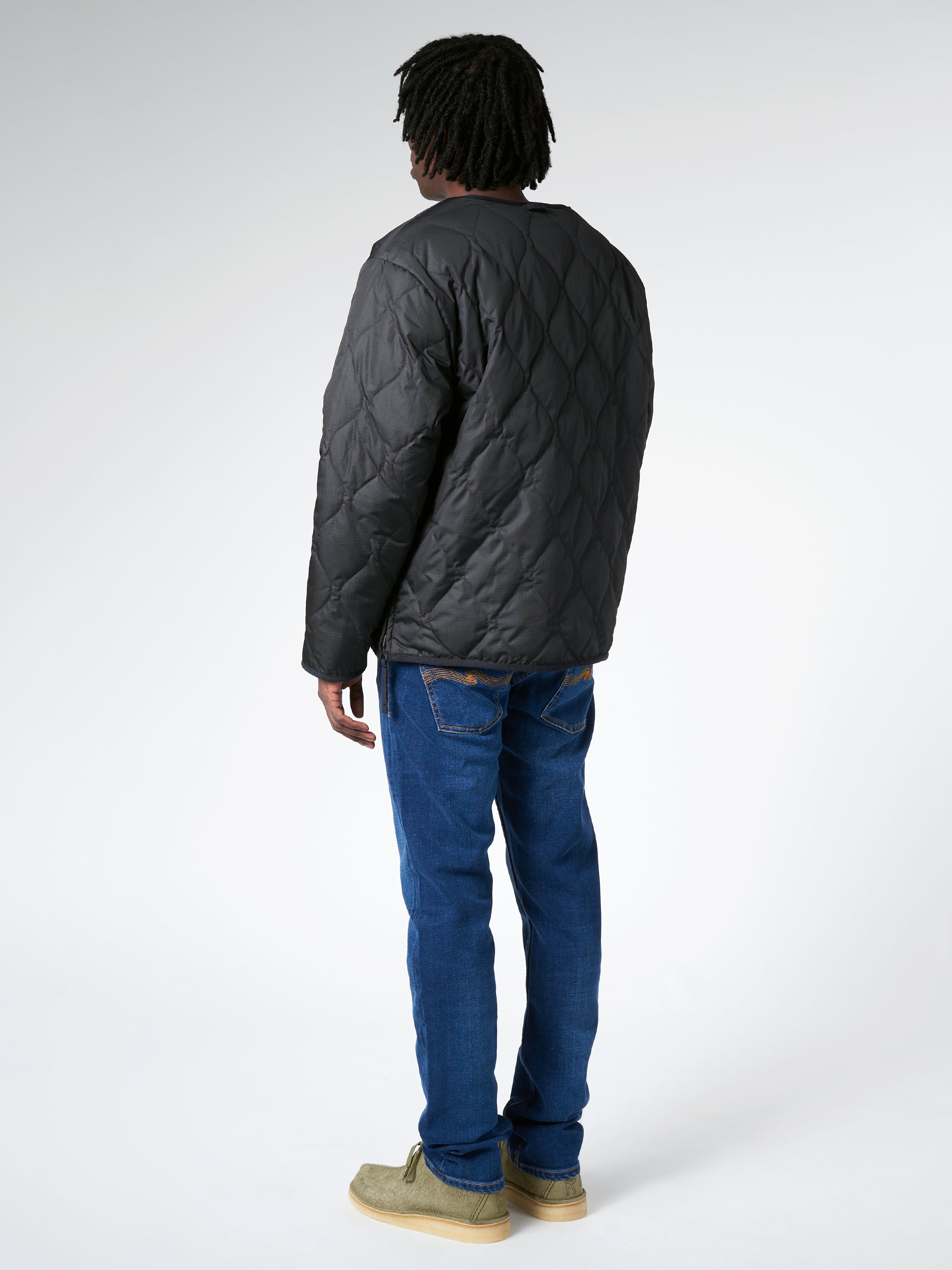 Military Reversible Crew Neck Down Jacket