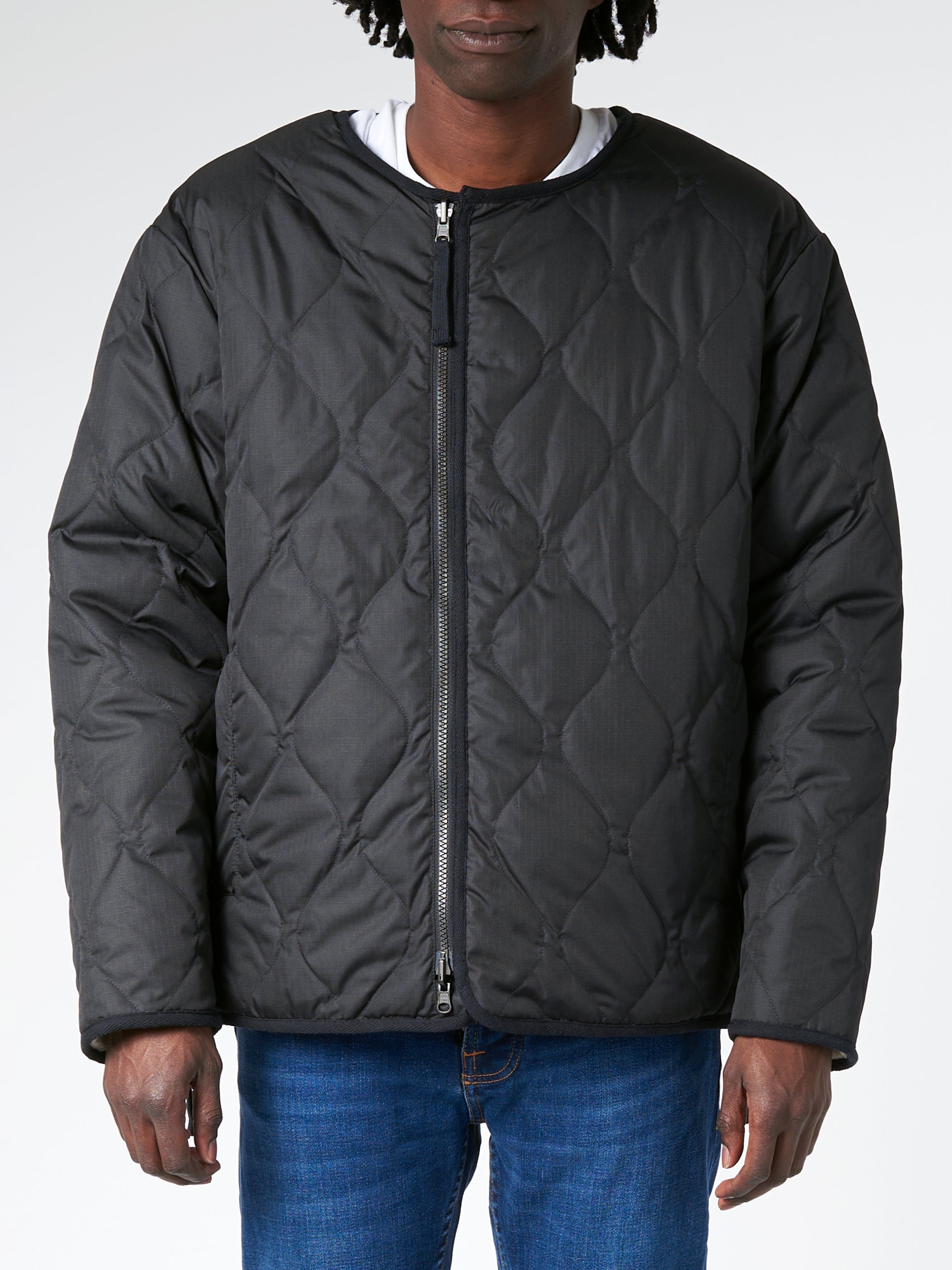 Military Reversible Crew Neck Down Jacket