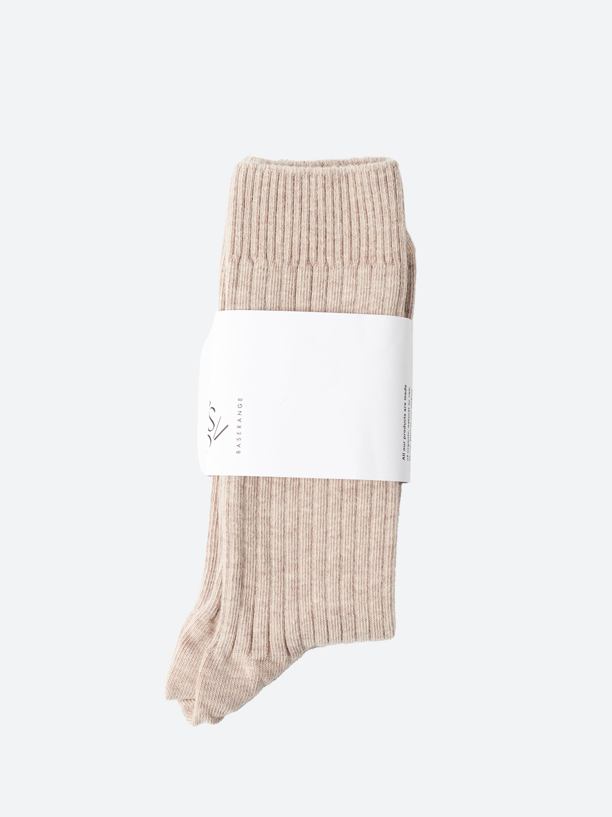Rib Overankle Socks