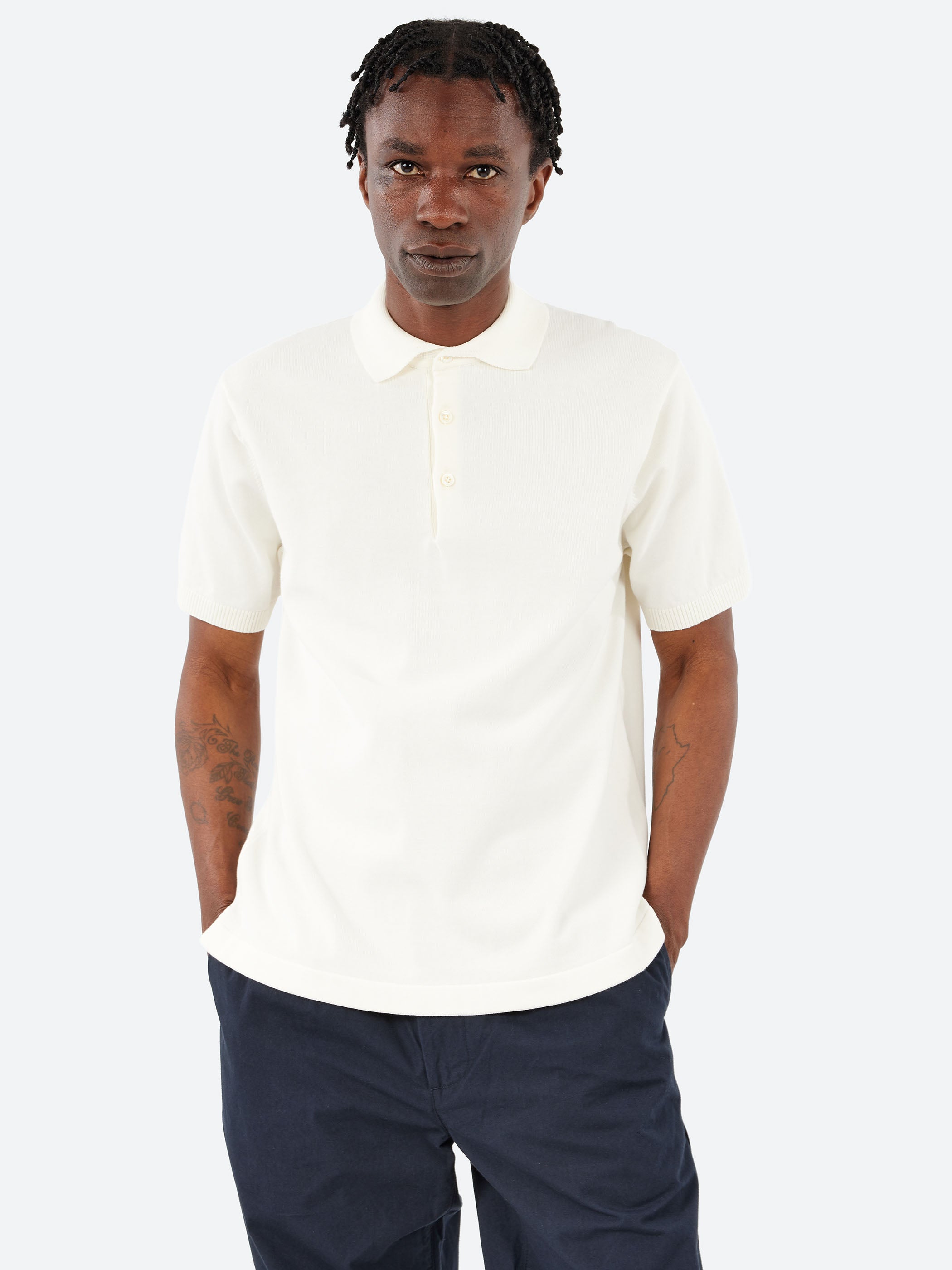 Knit Polo Shirt