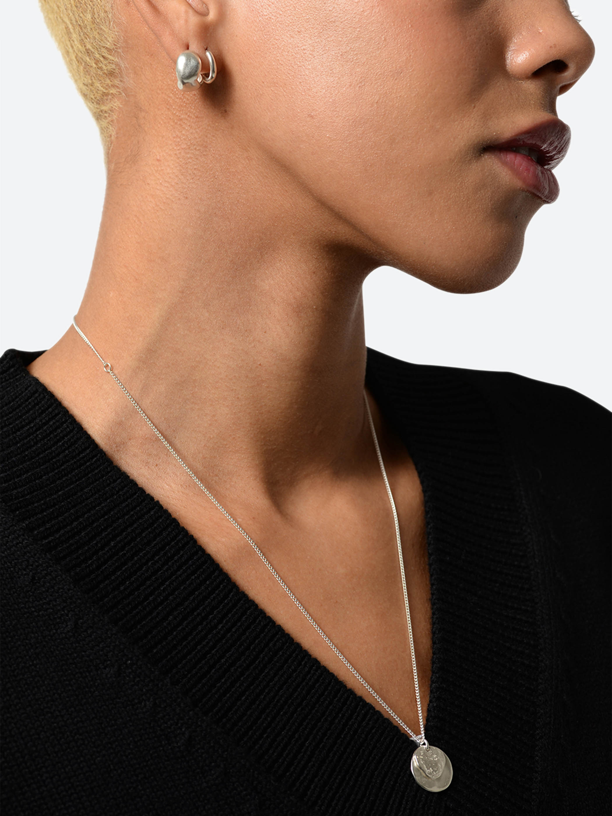 Void Huggie Earrings