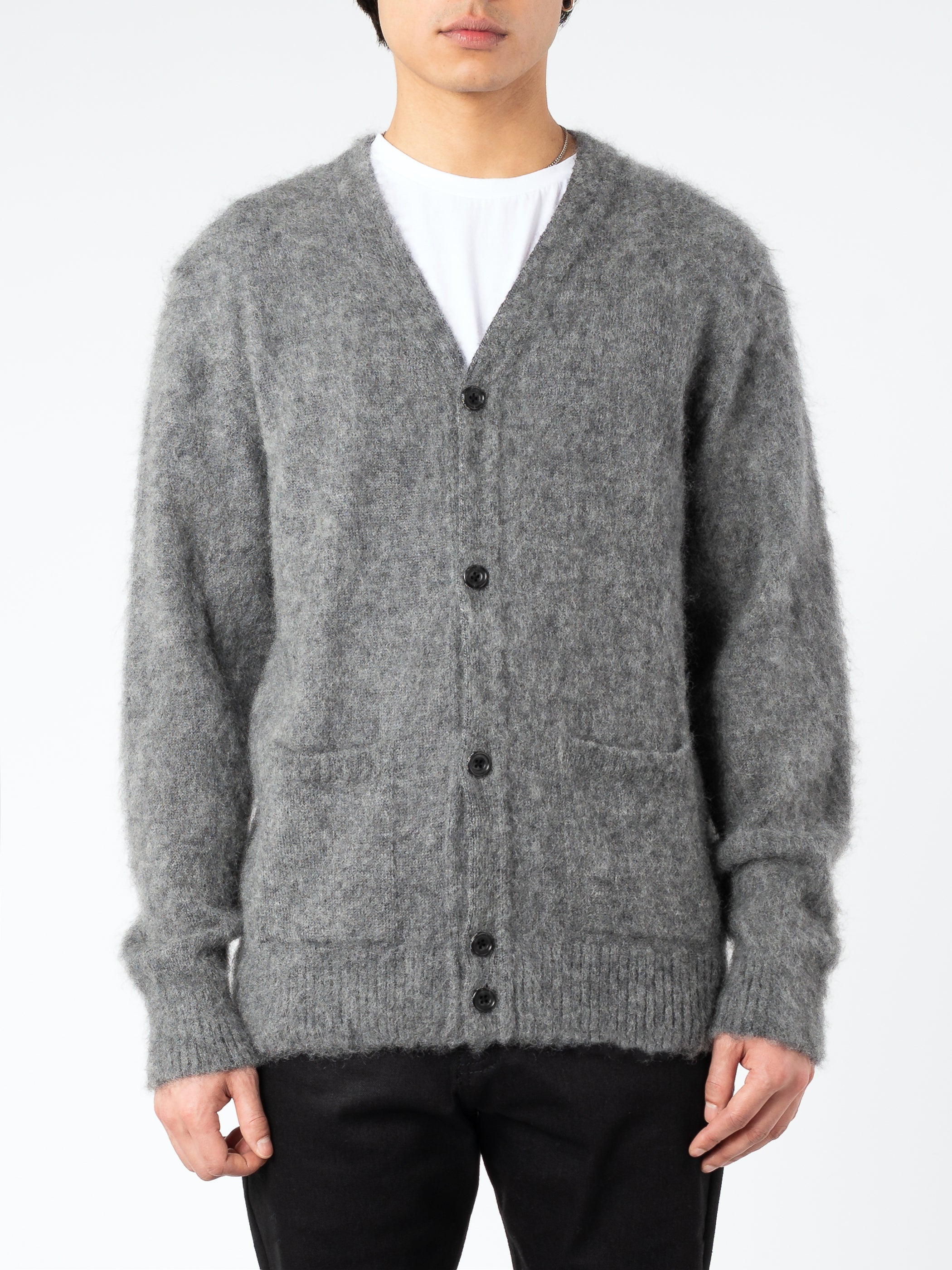 Stretch Mohair Cardigan