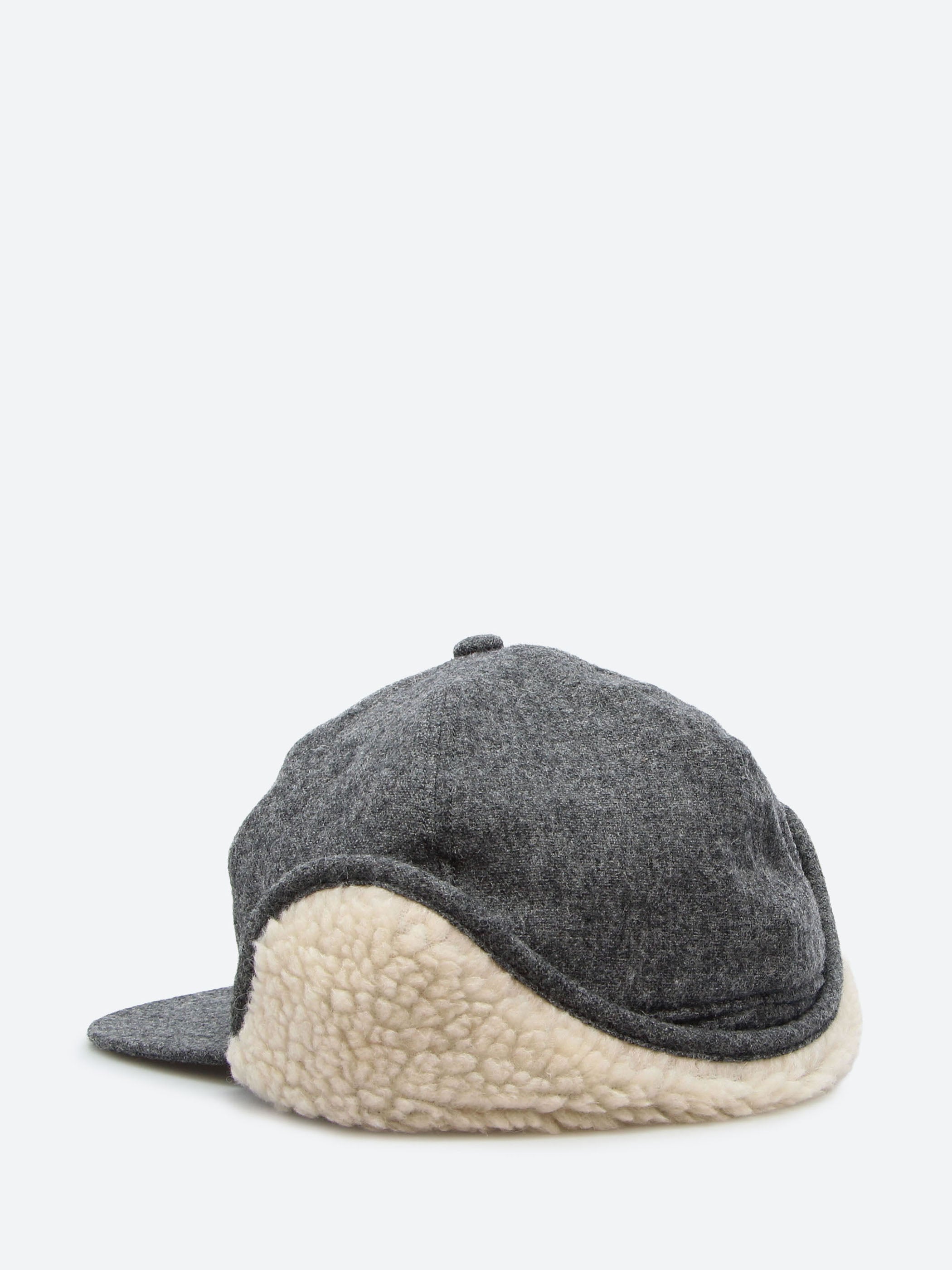 Wool Boa 6 Panel Hat