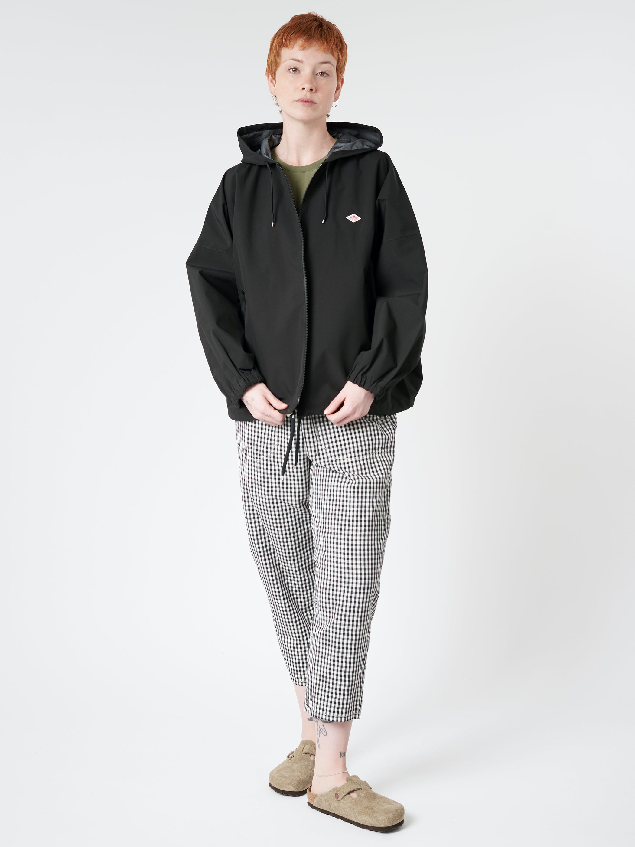 Women's 3-Layer Cloth Hooded Jacket