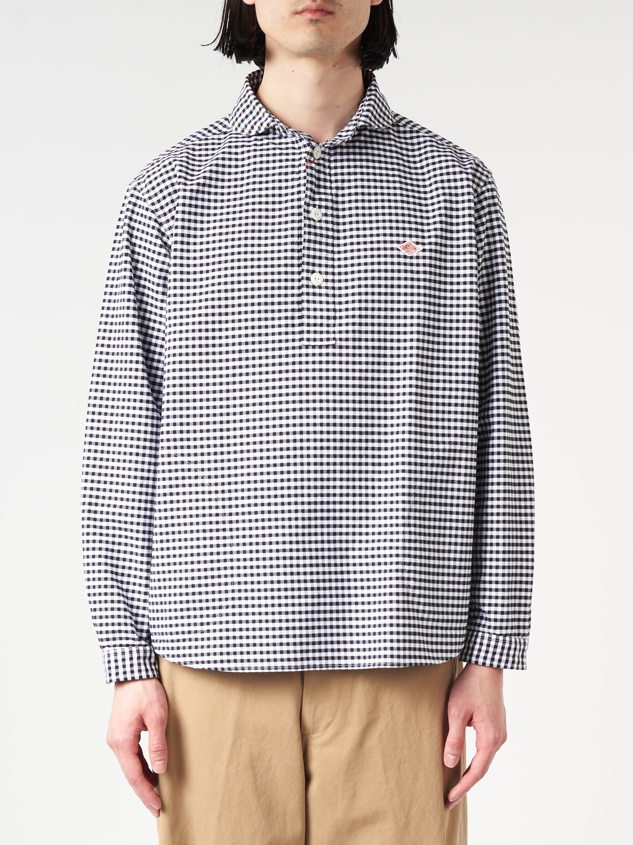 Oxford Round Collar Pullover Shirt
