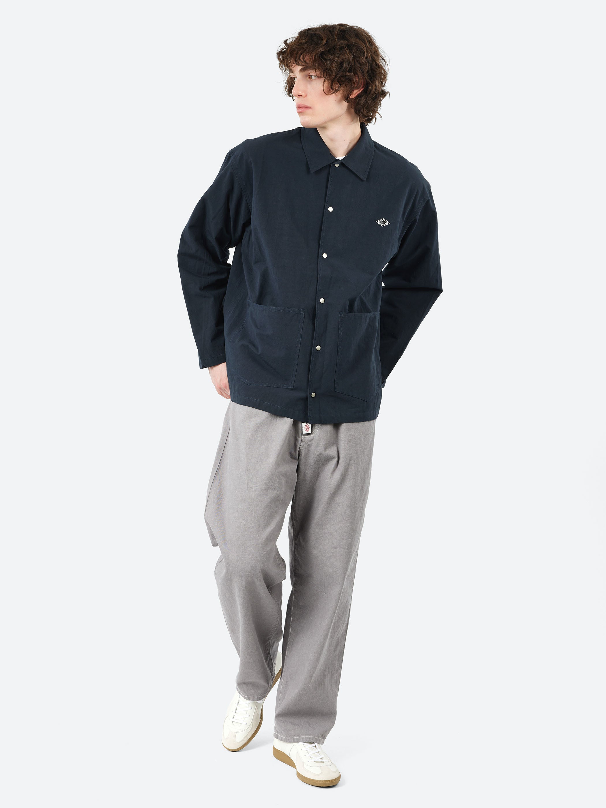 Cotton Linen Coverall Shirt