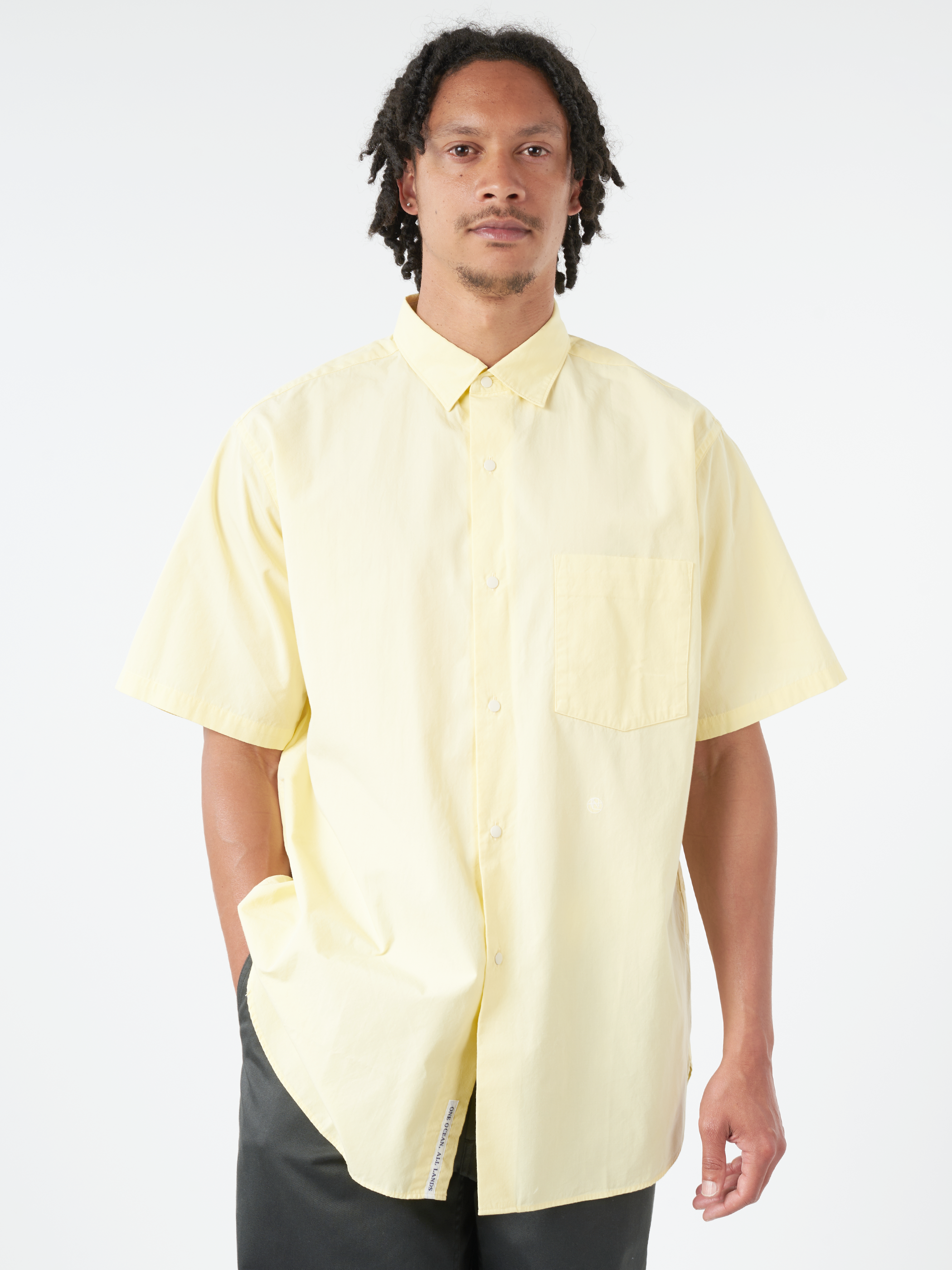 Regular Collar Wind S/S Shirt