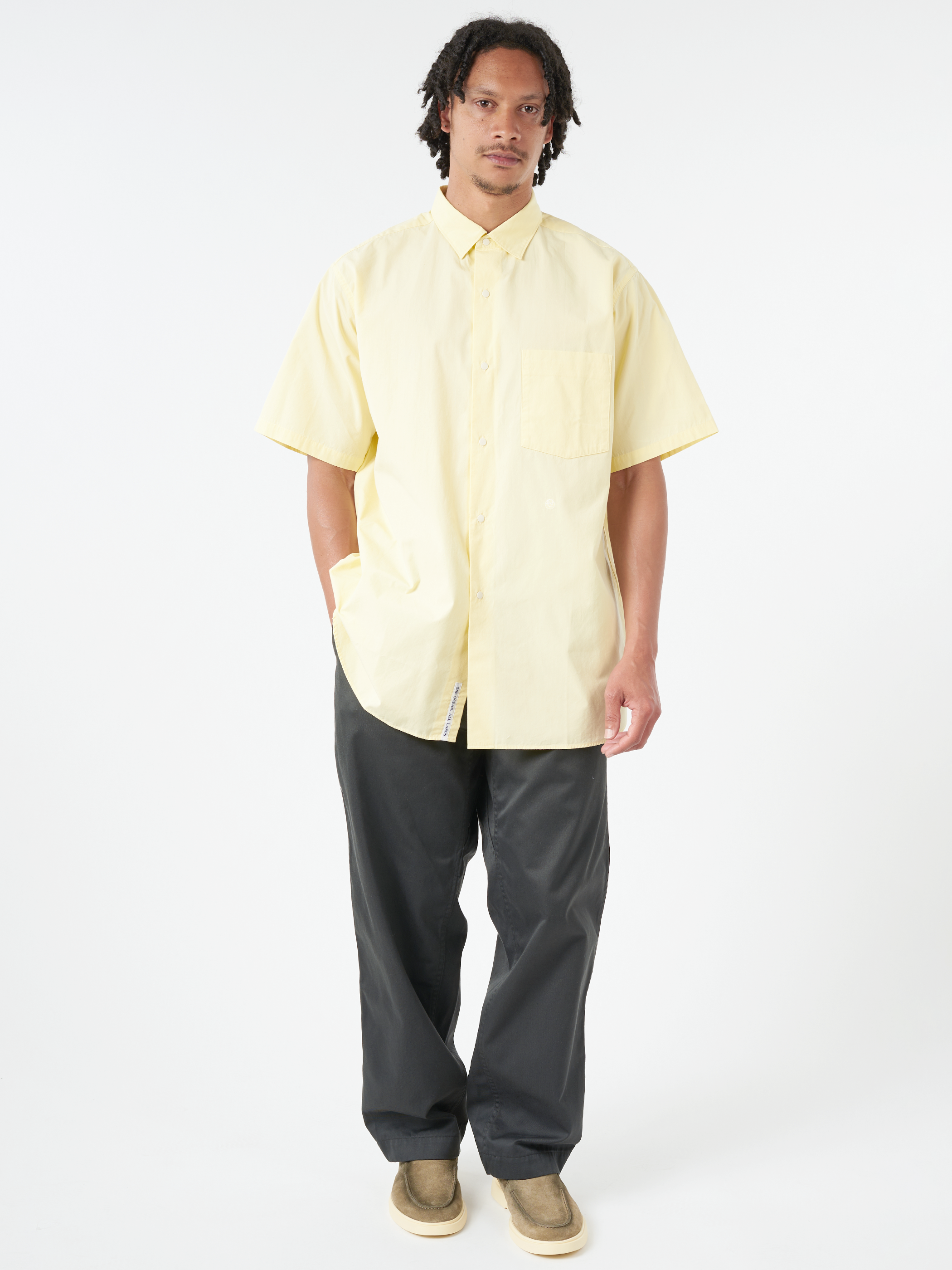 Regular Collar Wind S/S Shirt