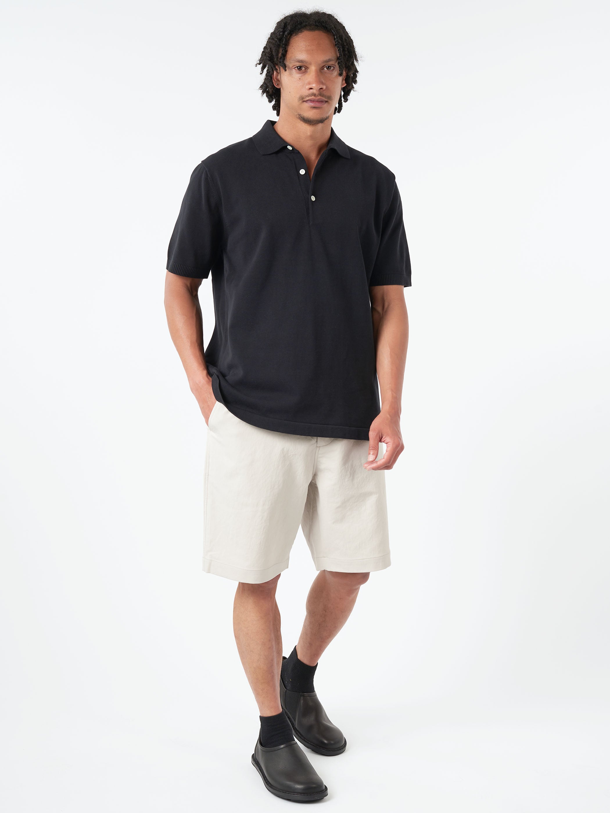 Knit Polo Shirt