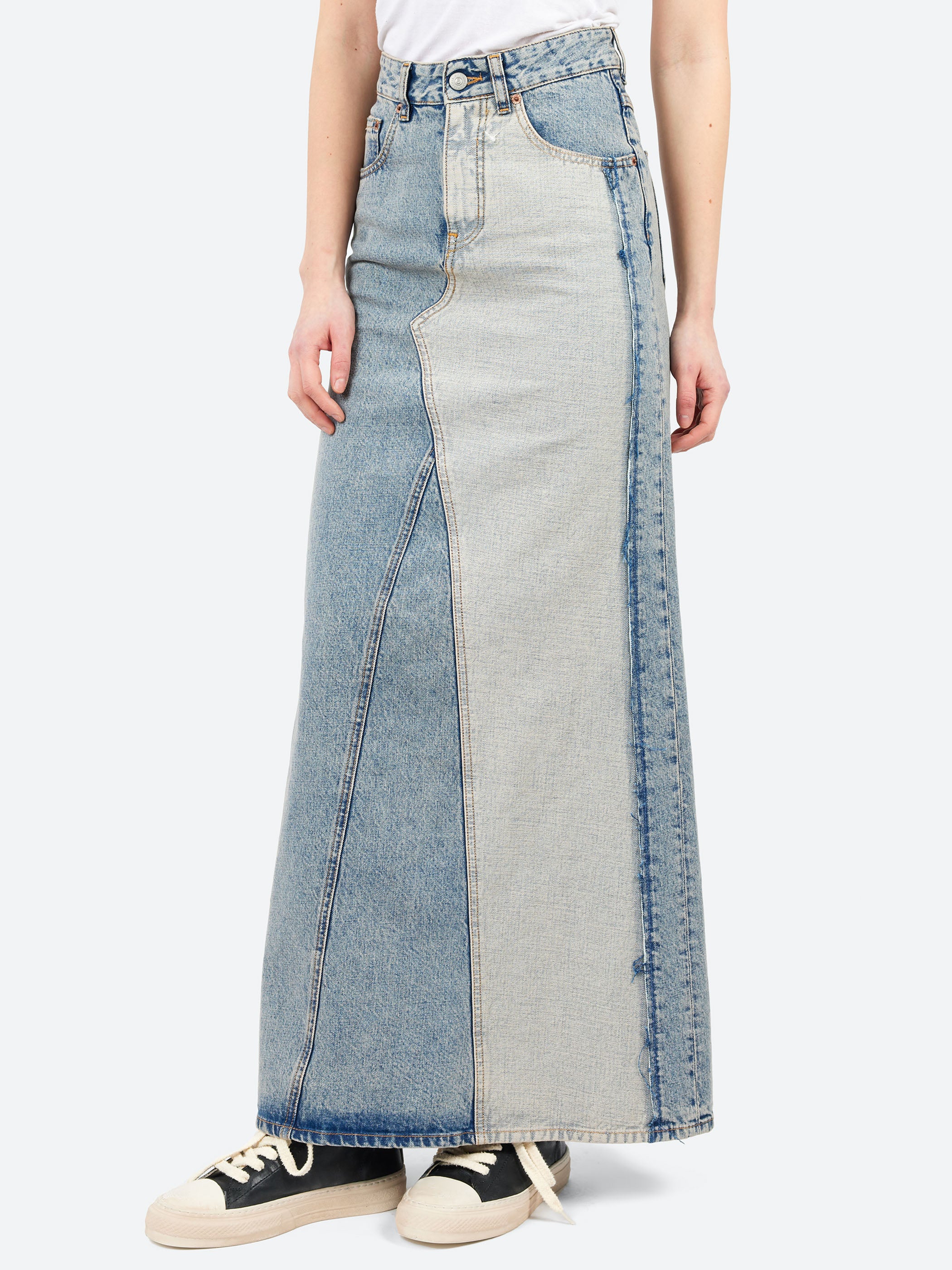 Long Denim Skirt