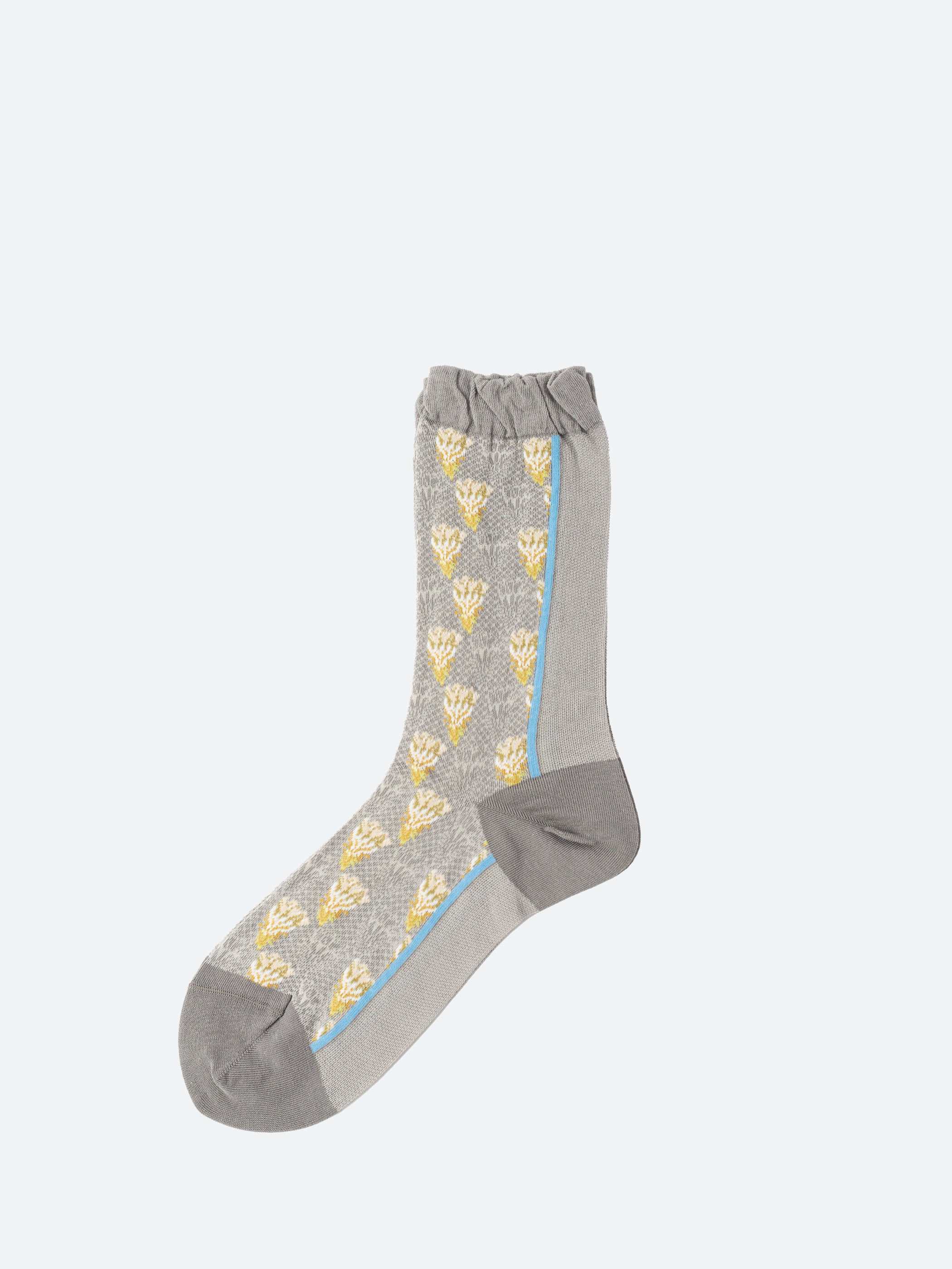Custus Flowers Crew Sock
