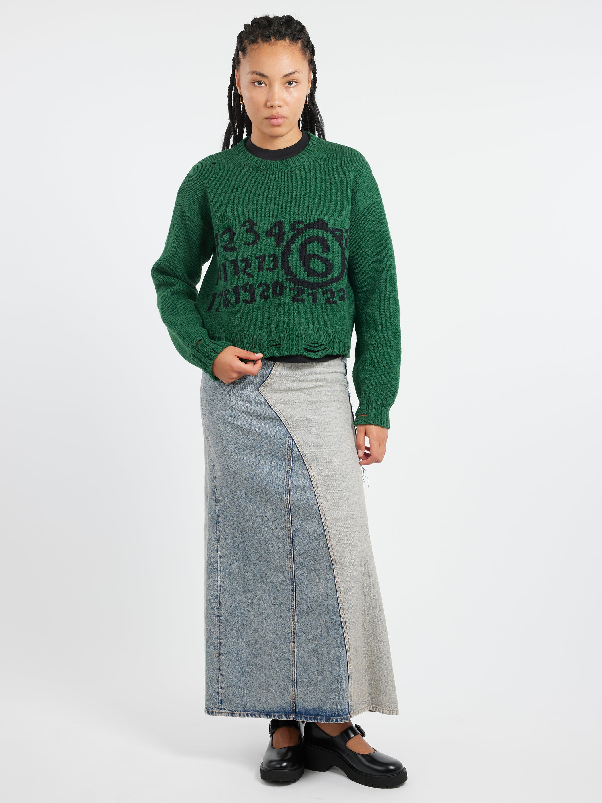 Numeric Crewneck Jumper