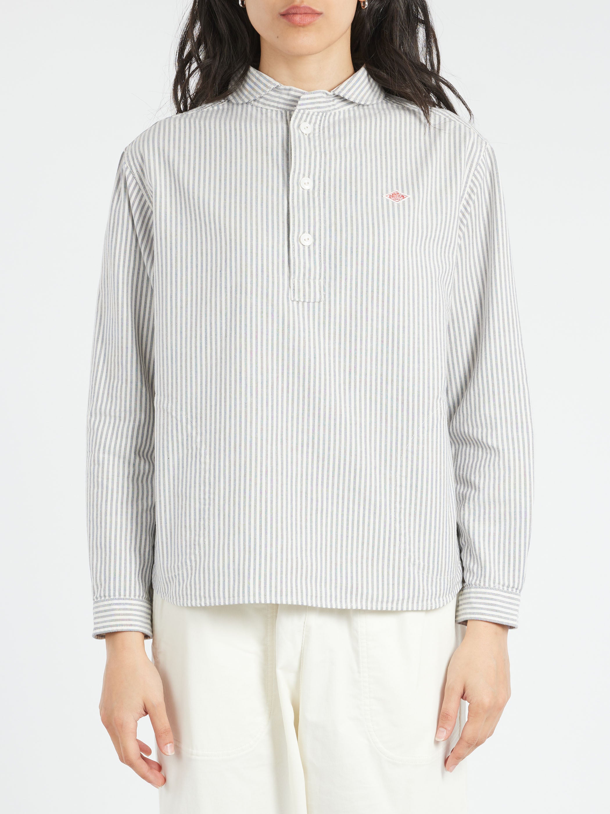 Women's Round Collar Pullover L/S Shirt