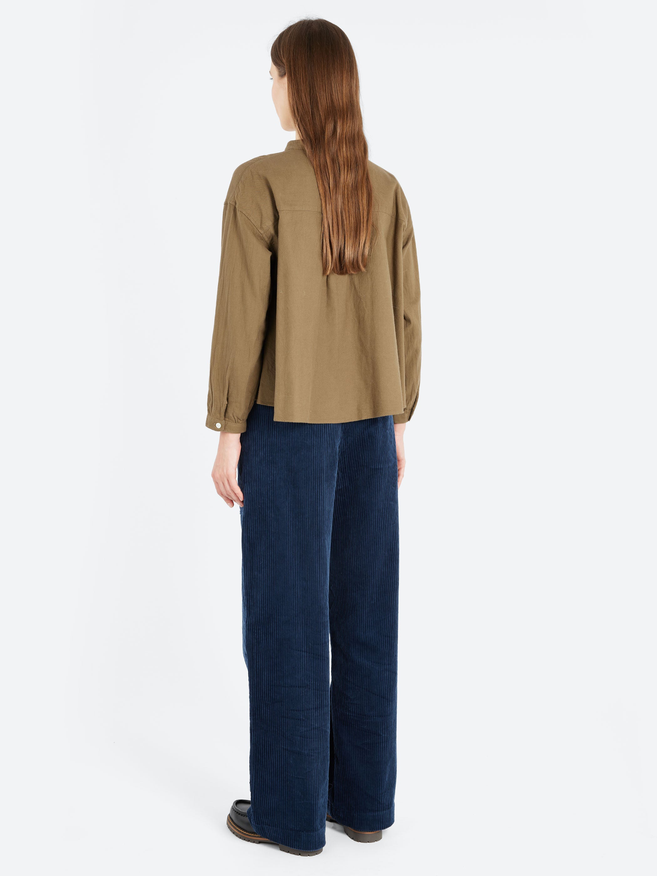 Henley Neck Pullover Shirt