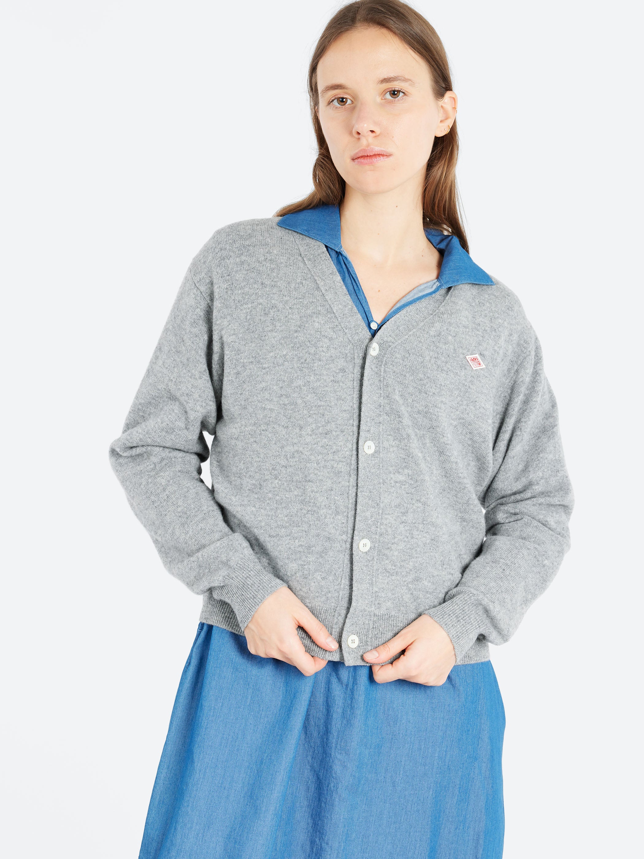 Women's Lambswool V-Neck Knit Cardigan