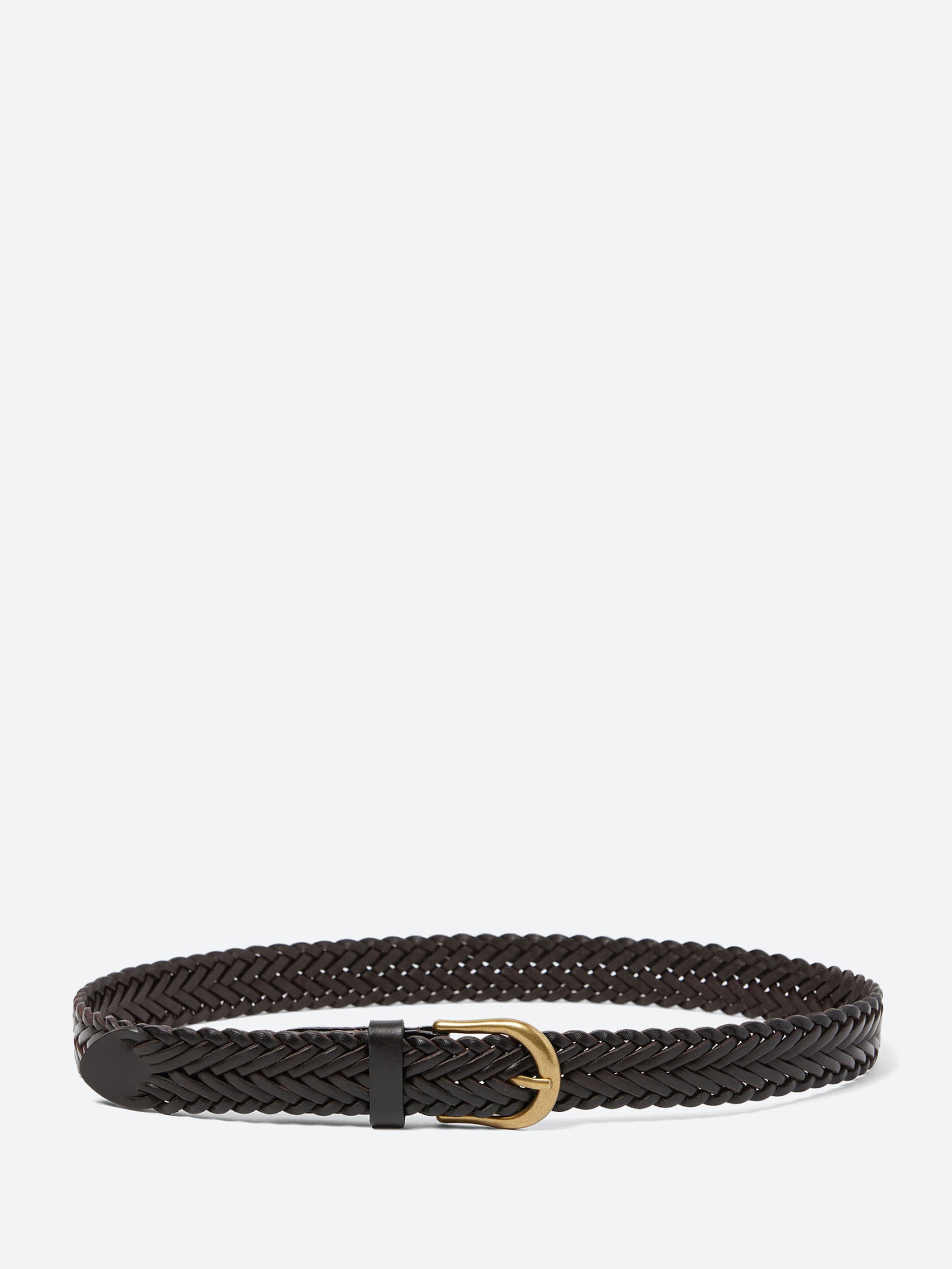 Braided Leather Belt