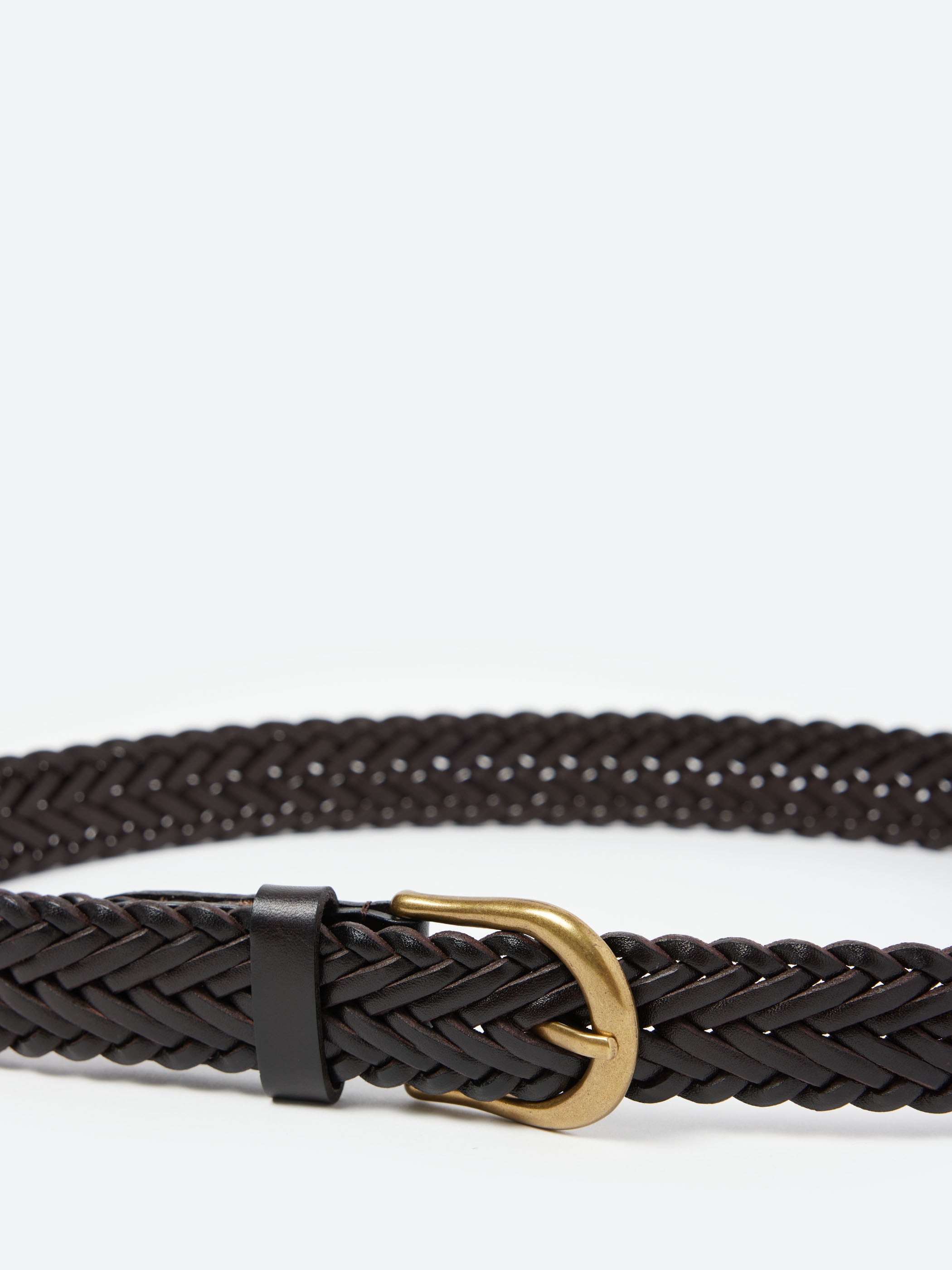 Braided Leather Belt