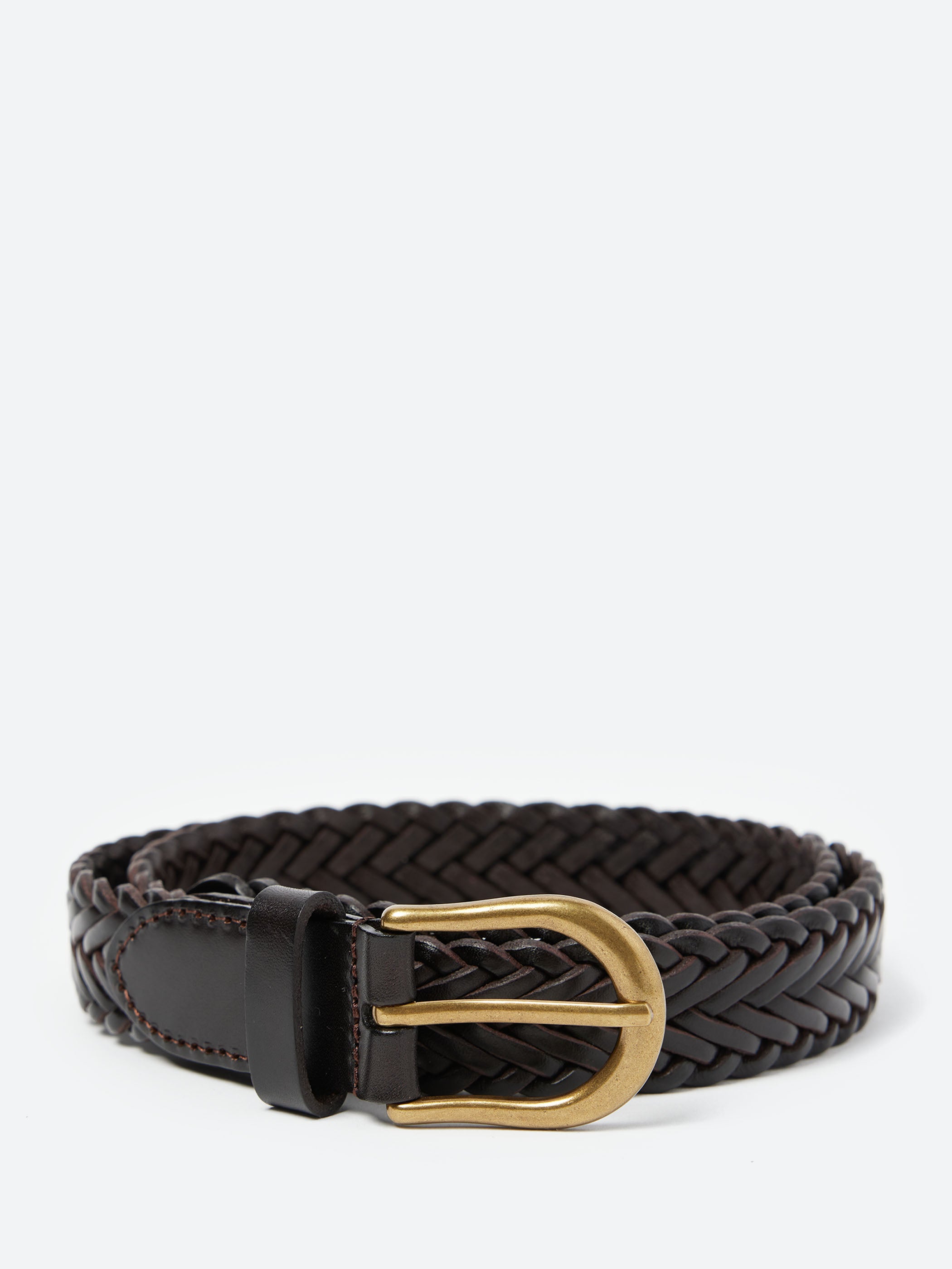 Braided Leather Belt
