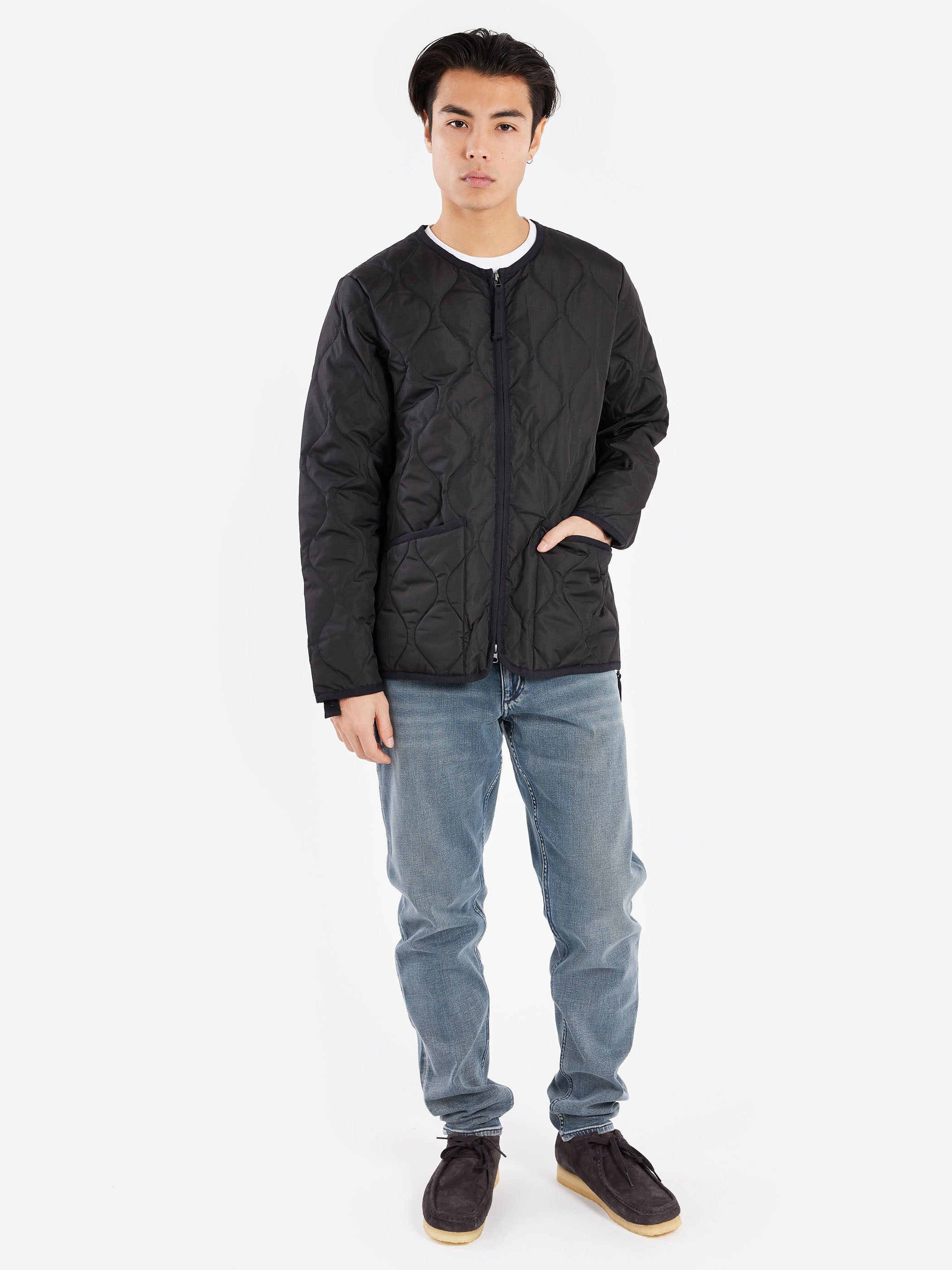 Military Crew Zip Jacket