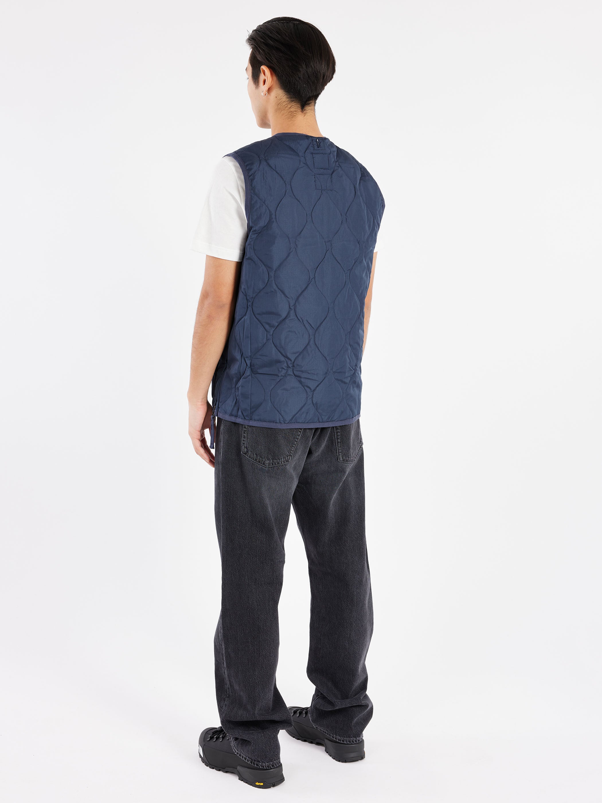 Military V-Neck Button Down Vest