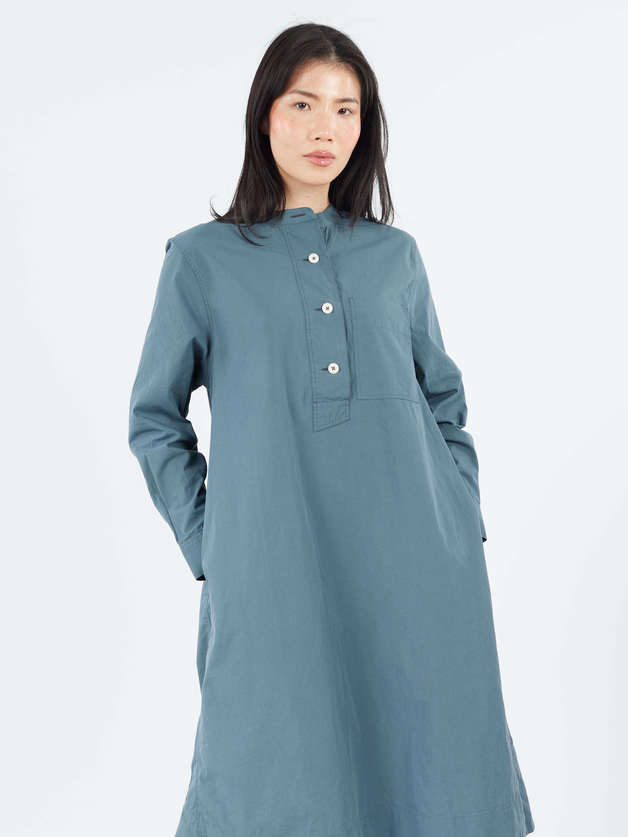 MHL Collarless Swing Dress