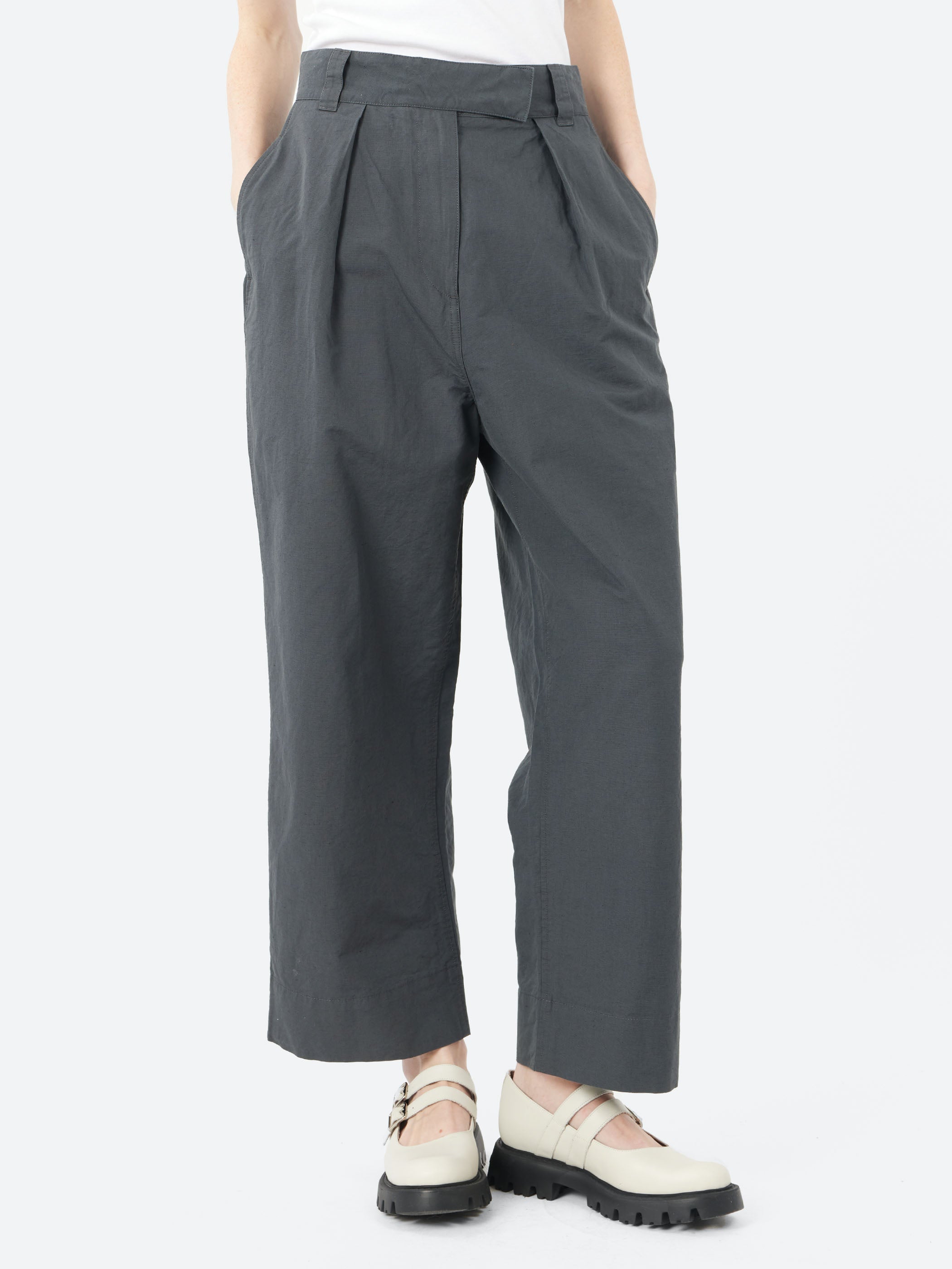MHL Pleated Crop Trousers