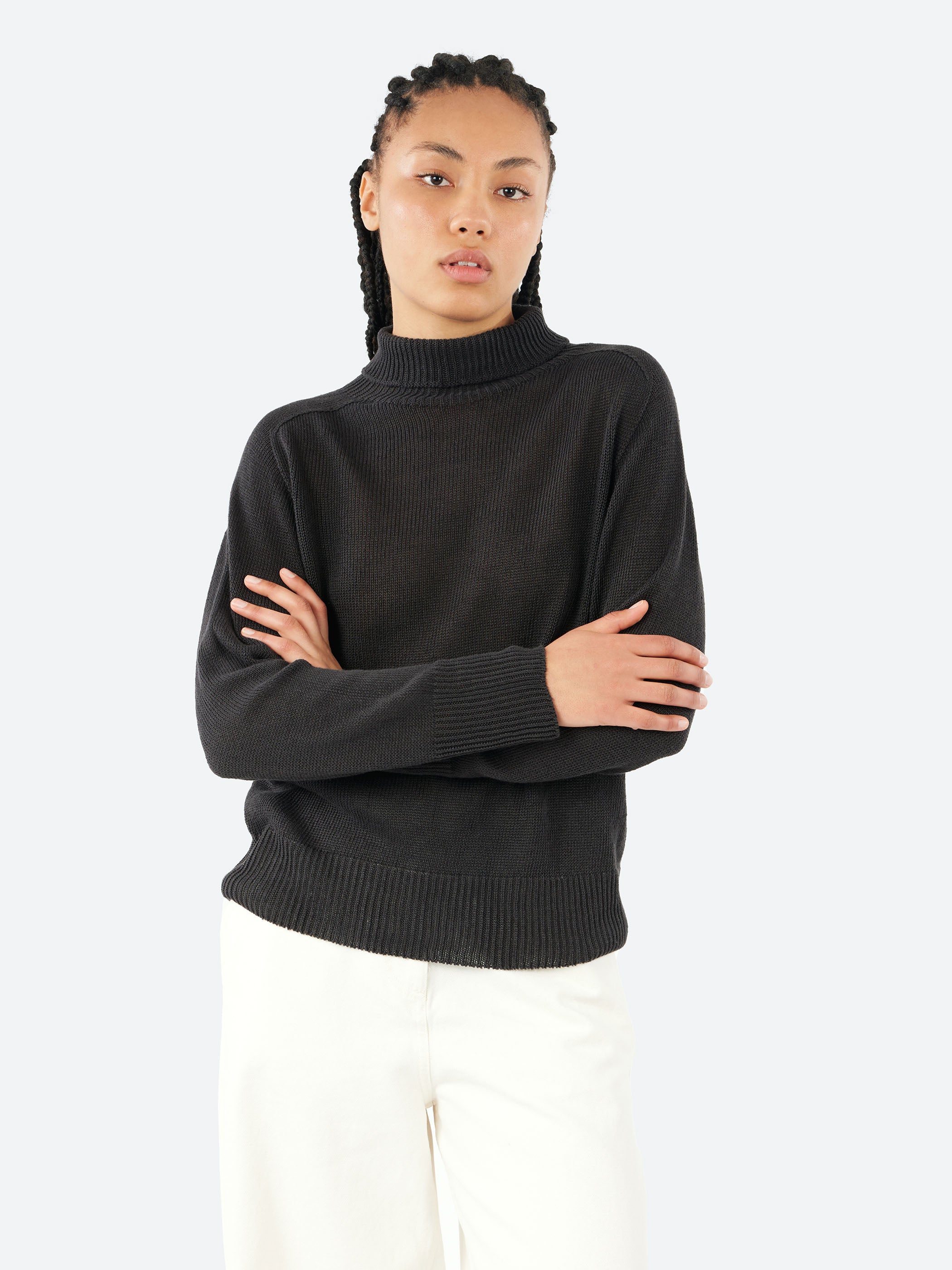 Seamless Roll Neck