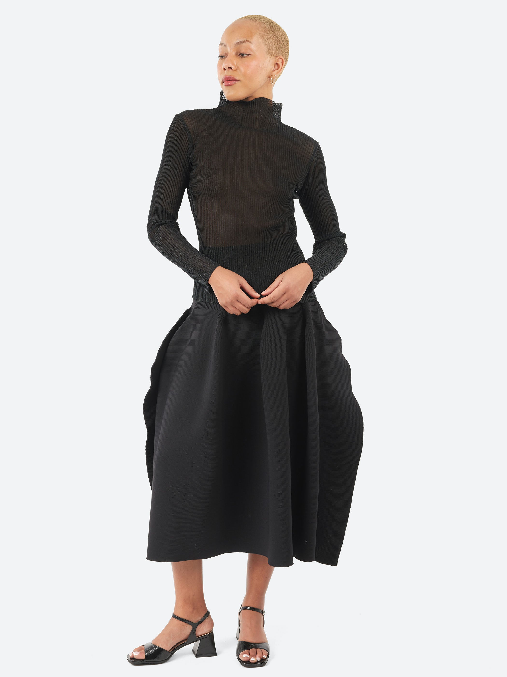 Hypha Lucent Glitter Long Sleeve Top