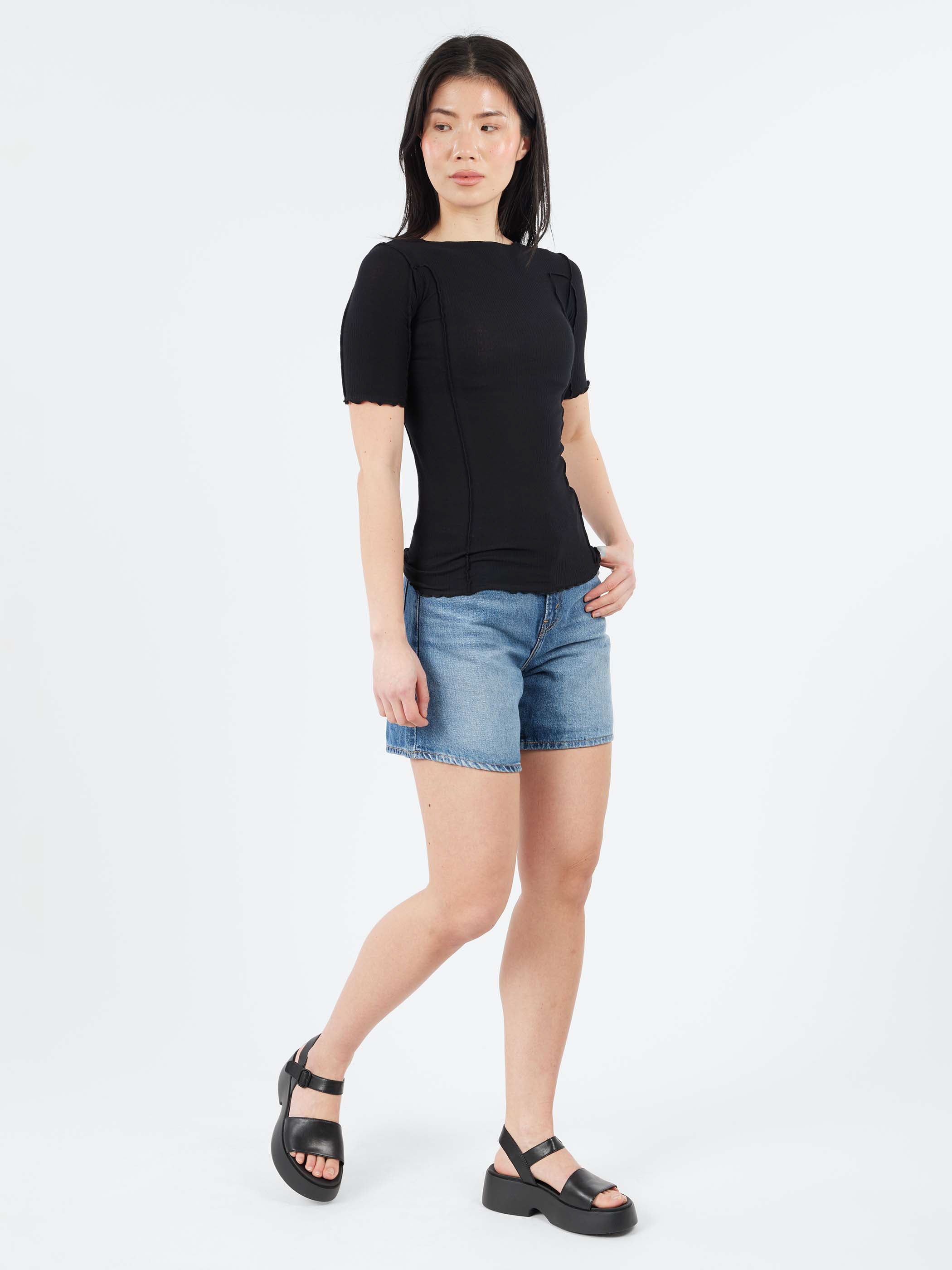 High Rise Baggy Short