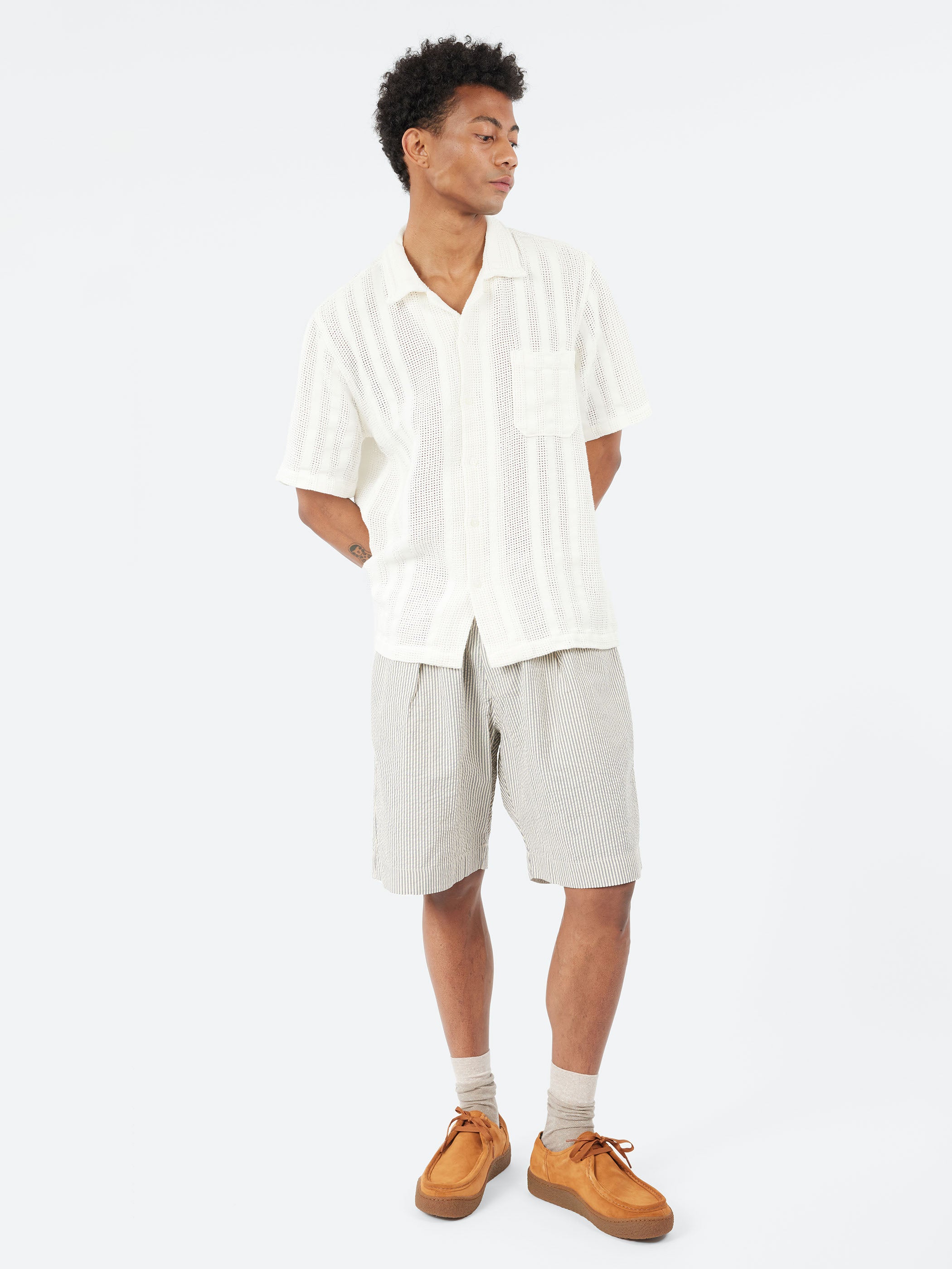 Pleated Track Short