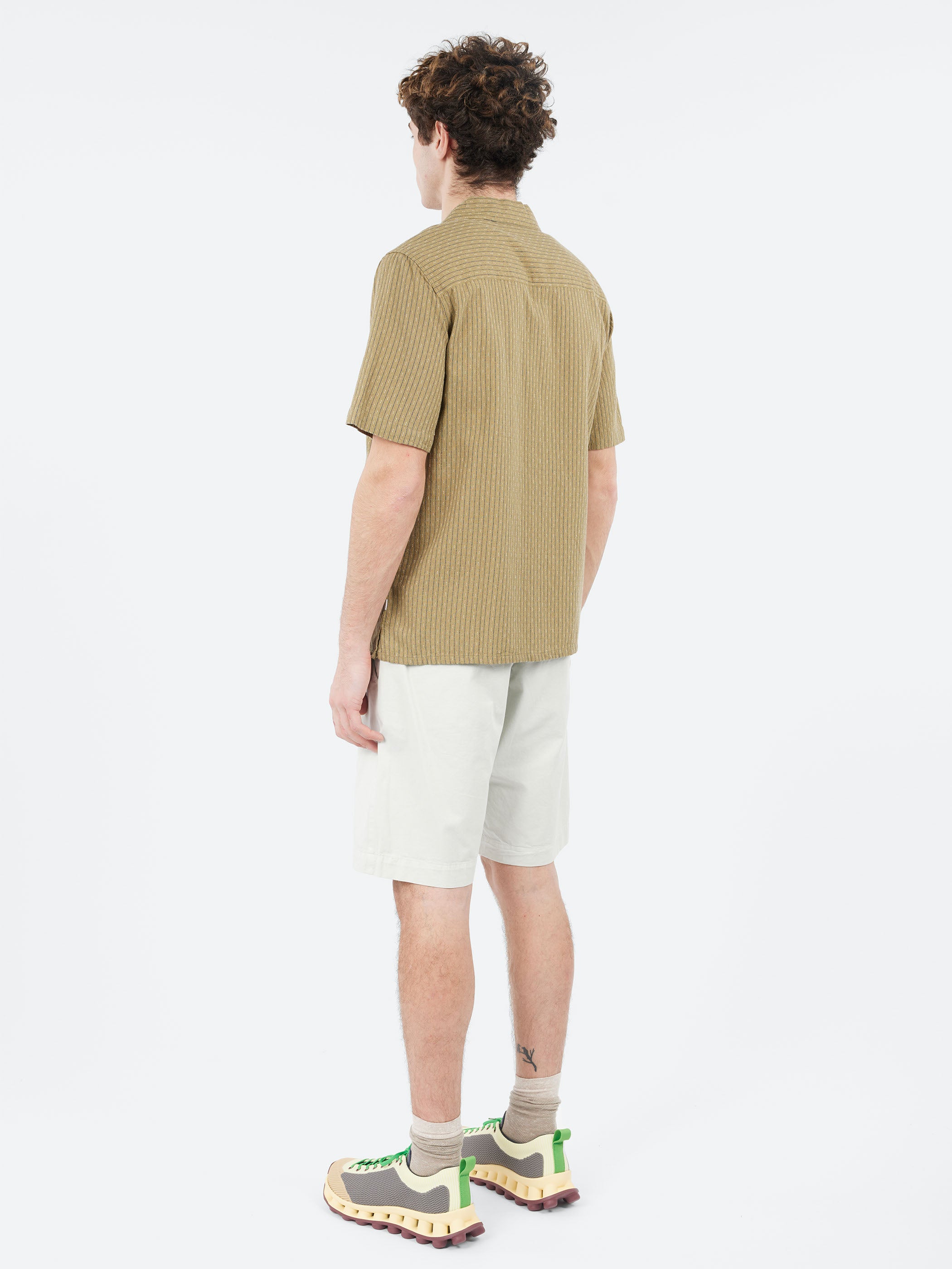 Didcot Slub Stripe Short Sleeve Shirt